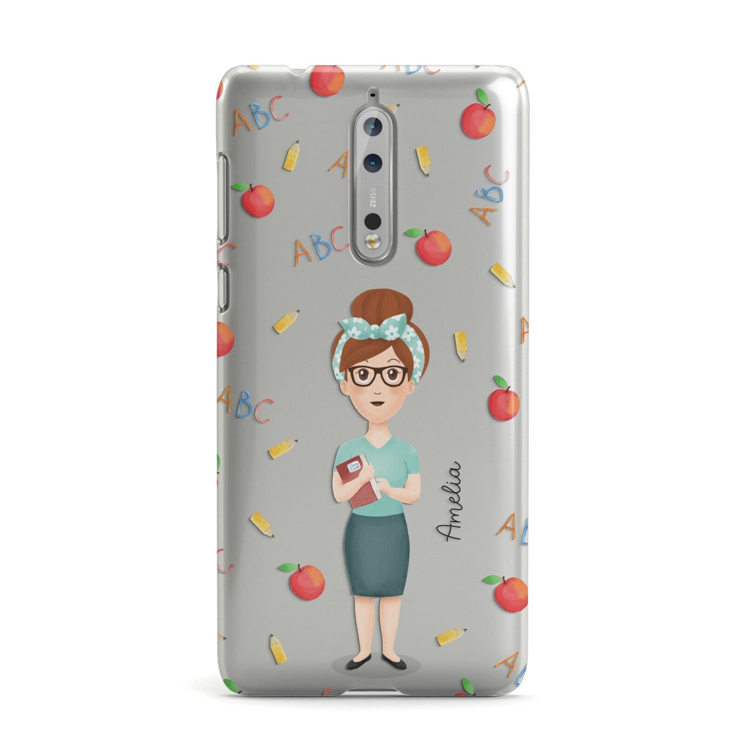 Personalised Teacher Cartoon Nokia Case