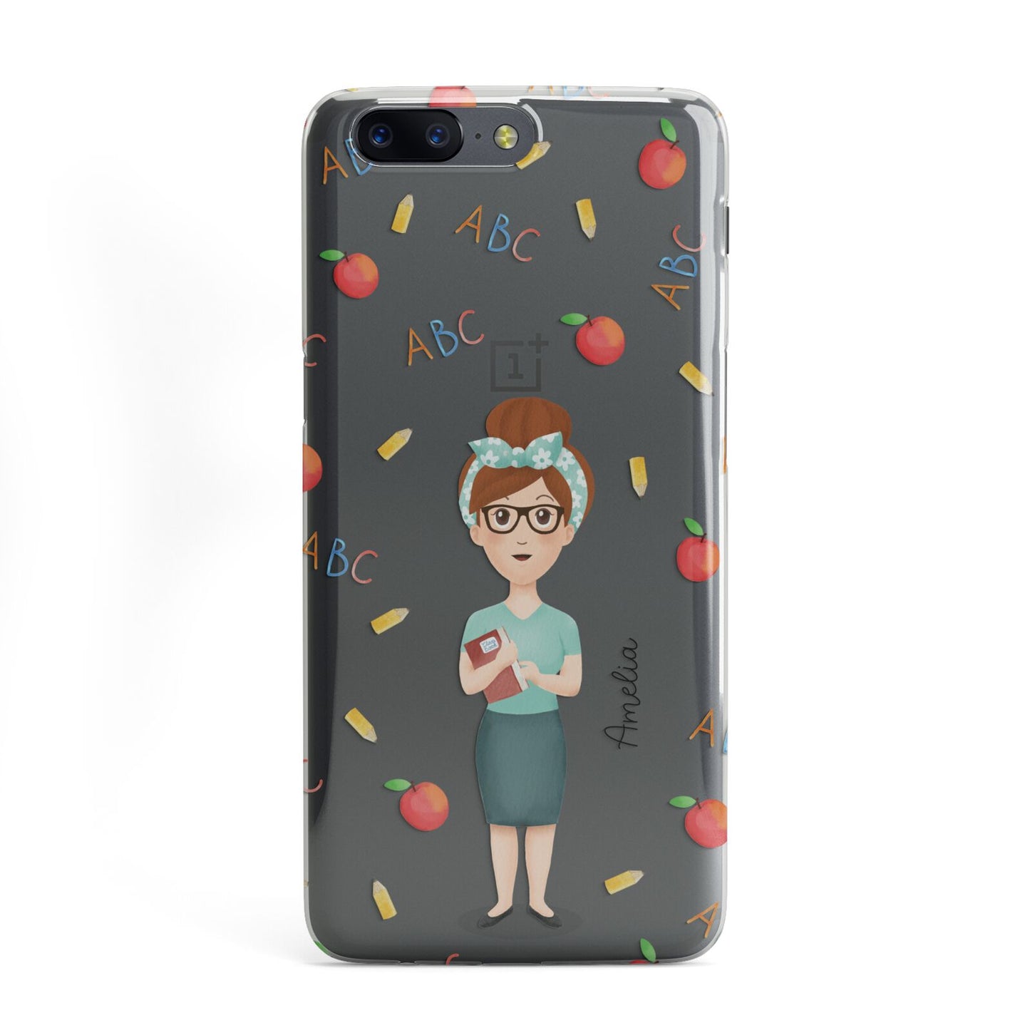 Personalised Teacher Cartoon OnePlus Case