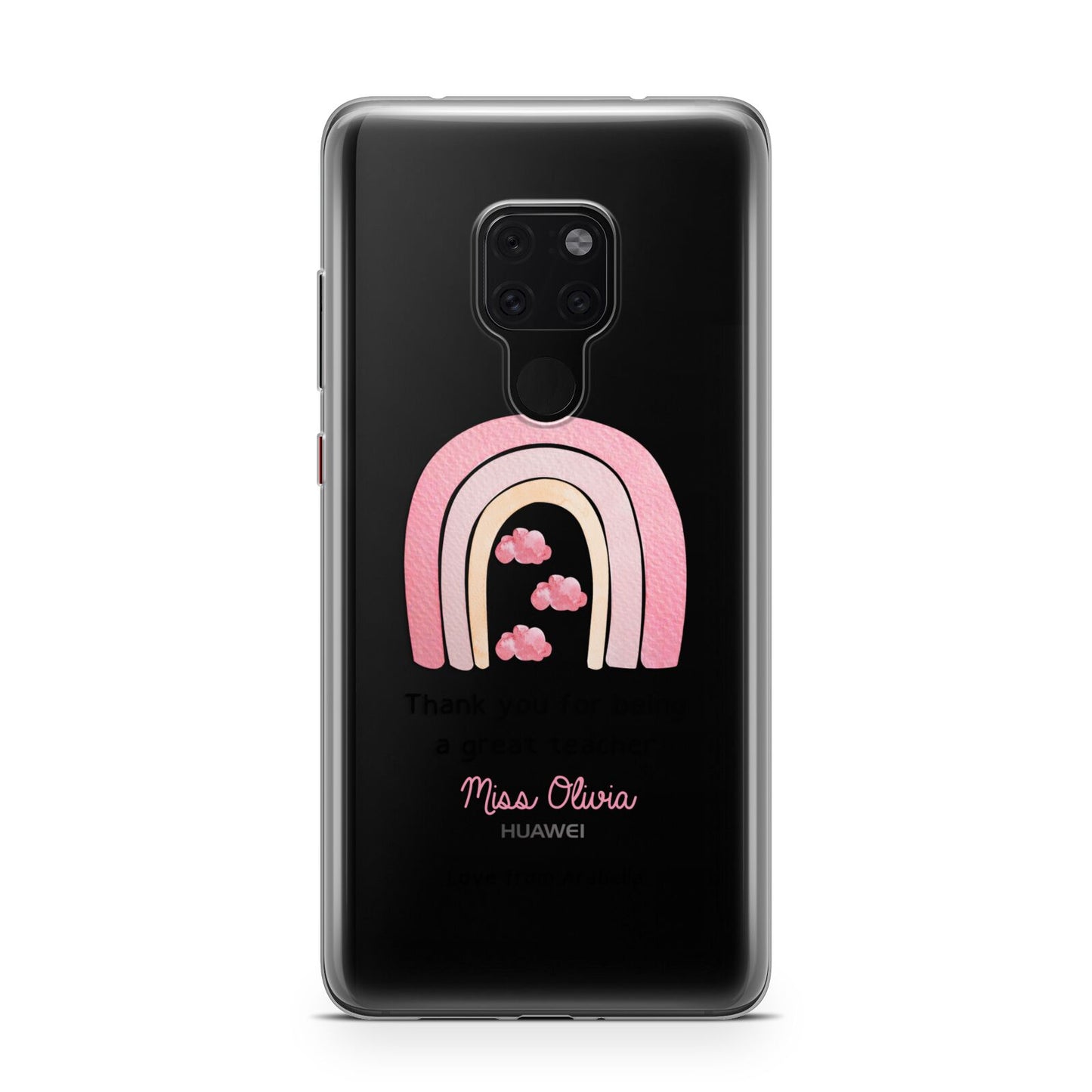 Personalised Teacher Thanks Huawei Mate 20 Phone Case