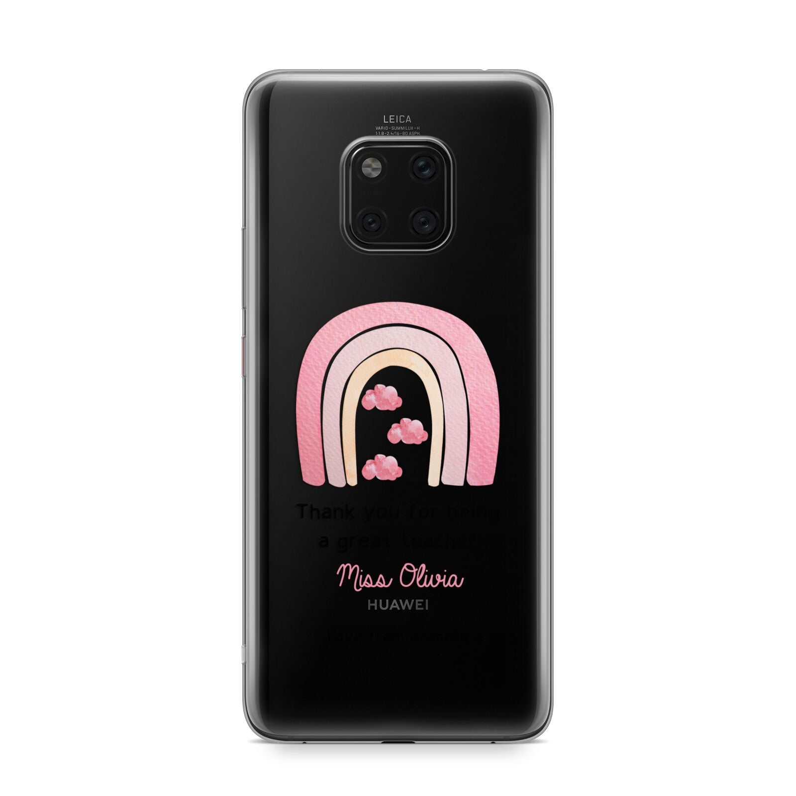 Personalised Teacher Thanks Huawei Mate 20 Pro Phone Case