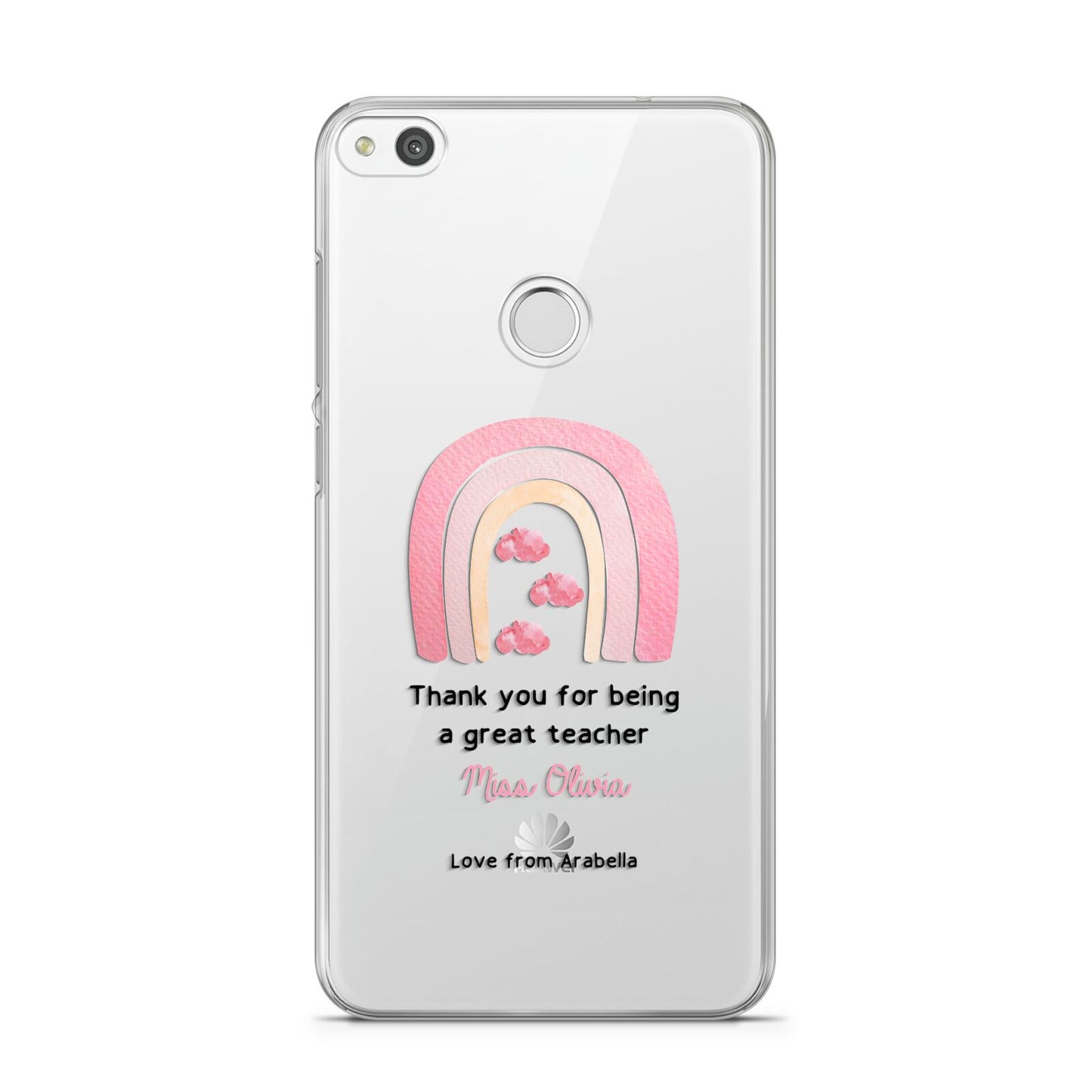 Personalised Teacher Thanks Huawei P8 Lite Case