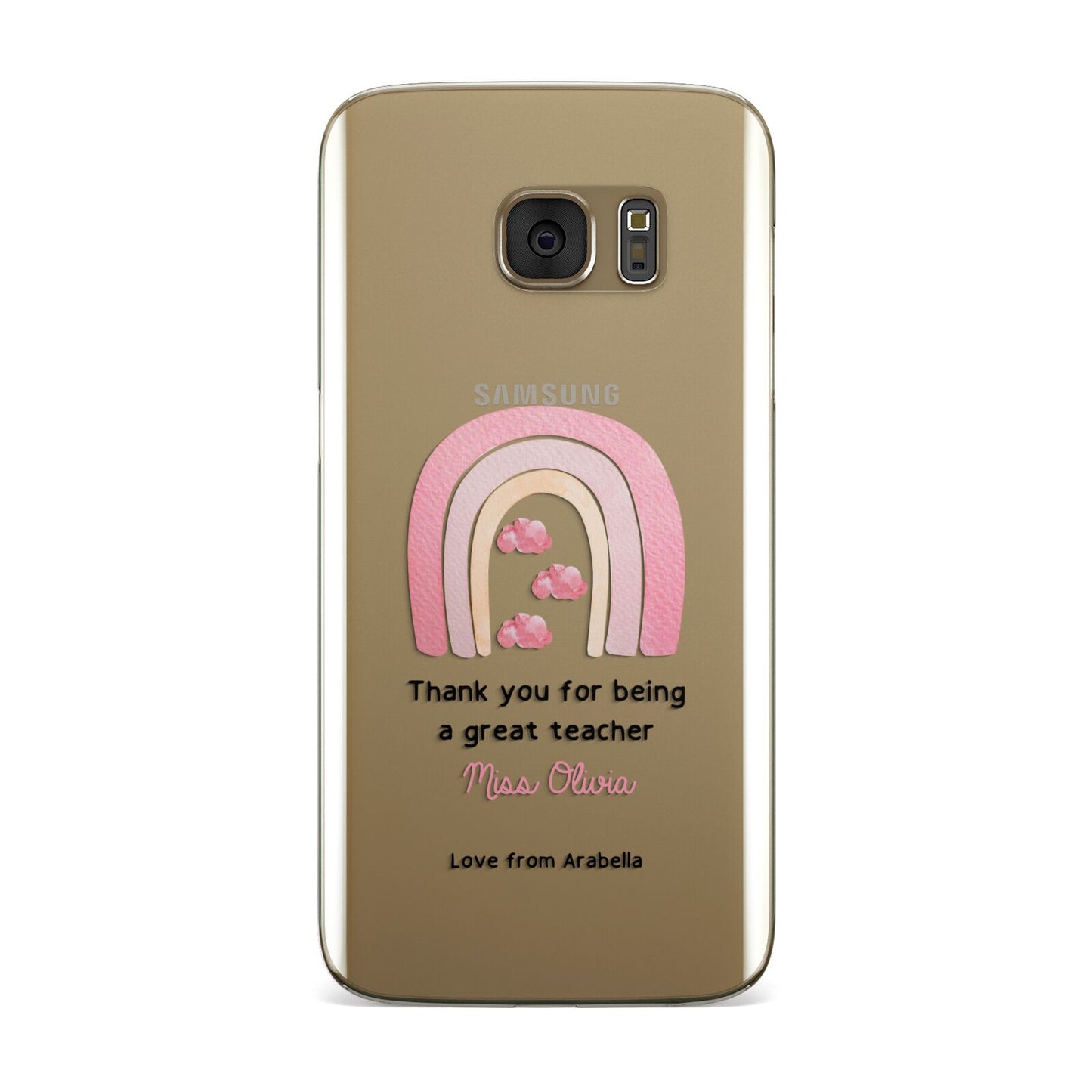 Personalised Teacher Thanks Samsung Galaxy Case