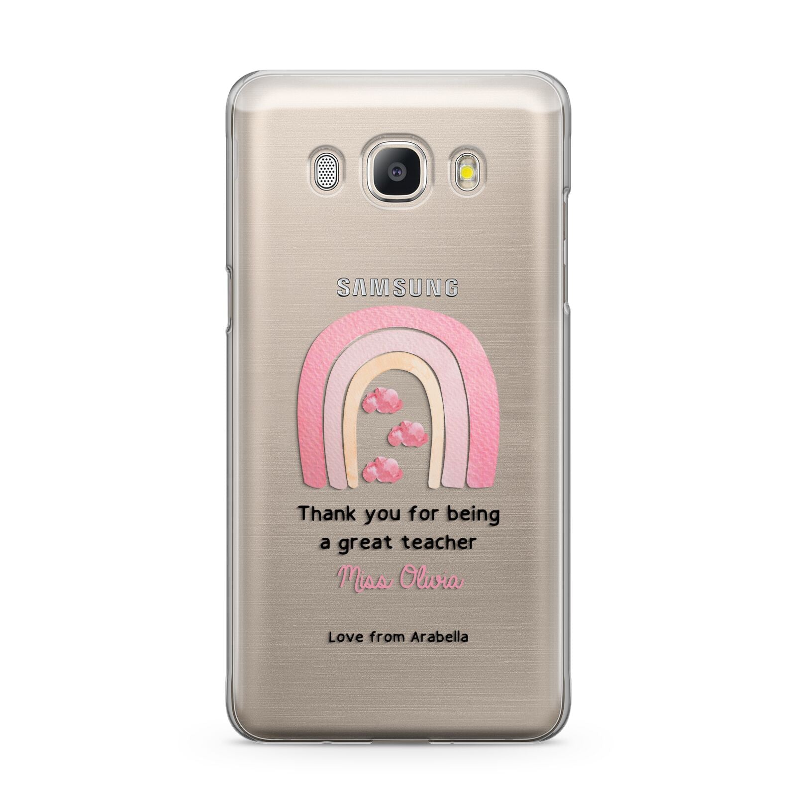 Personalised Teacher Thanks Samsung Galaxy J5 2016 Case