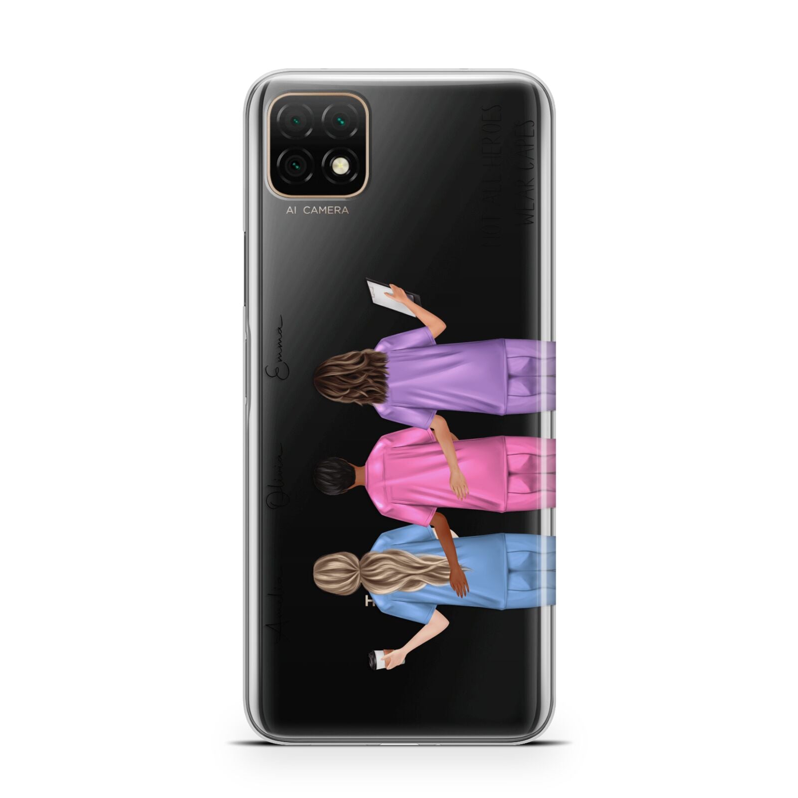 Personalised Three Nurses Huawei Enjoy 20 Phone Case