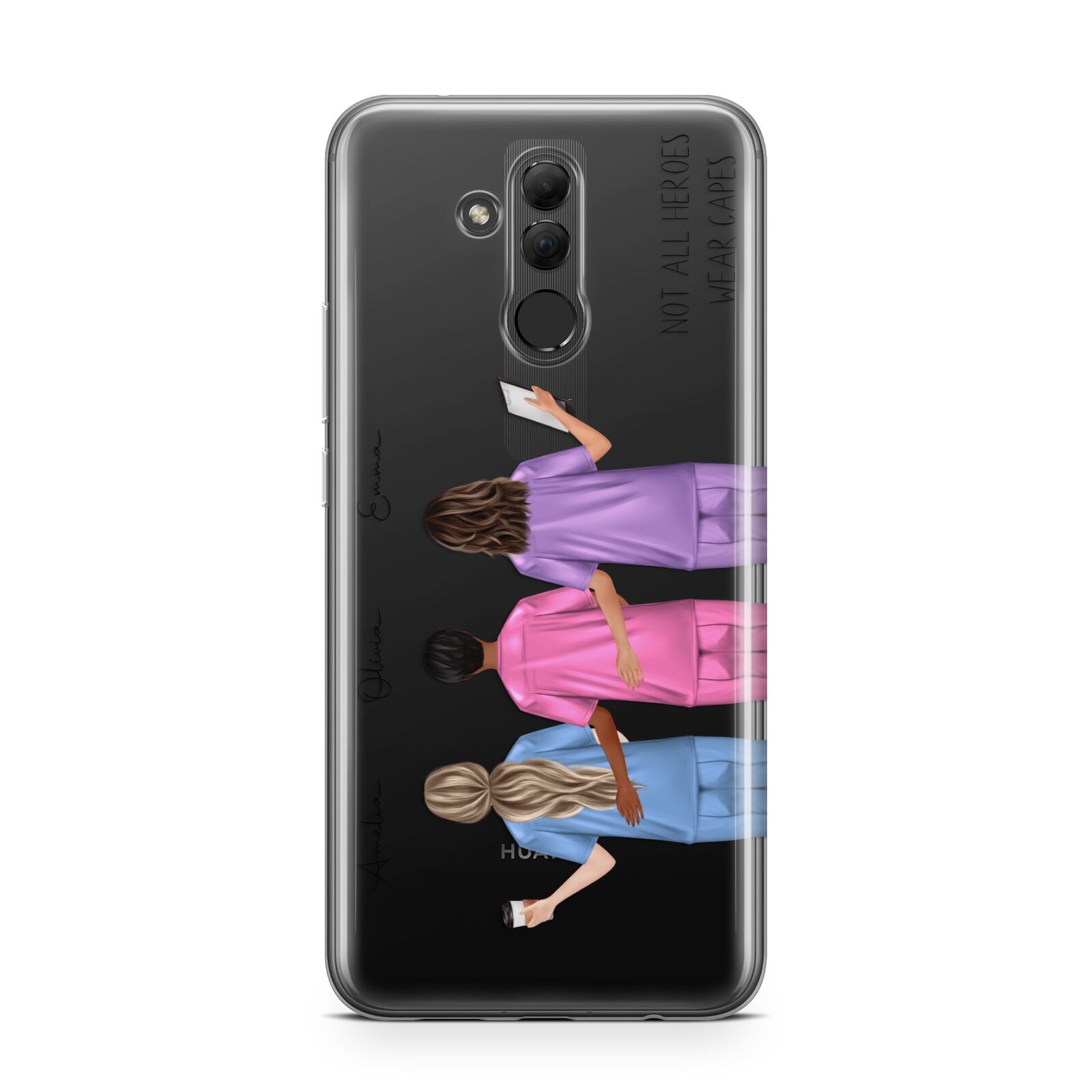 Personalised Three Nurses Huawei Mate 20 Lite