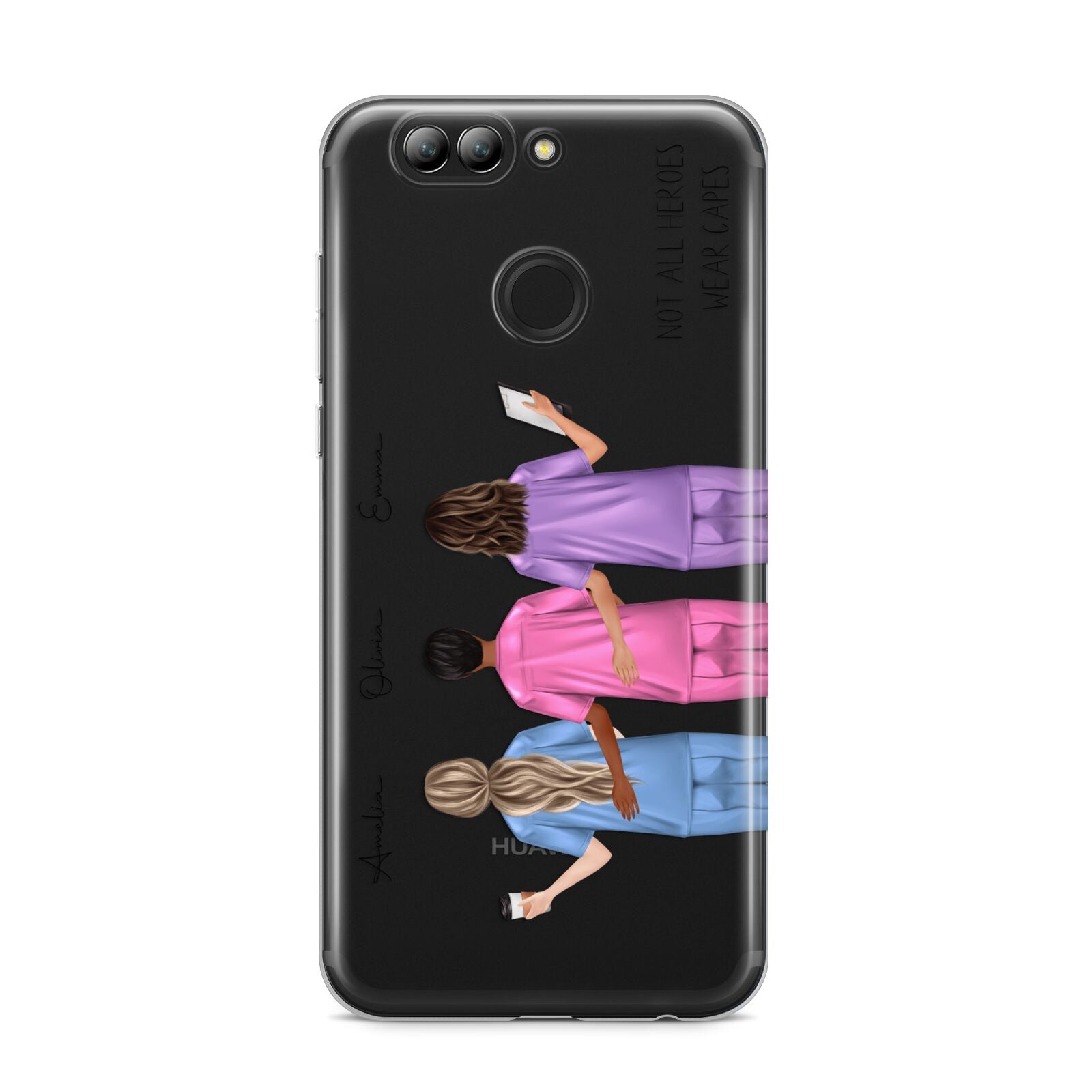 Personalised Three Nurses Huawei Nova 2s Phone Case