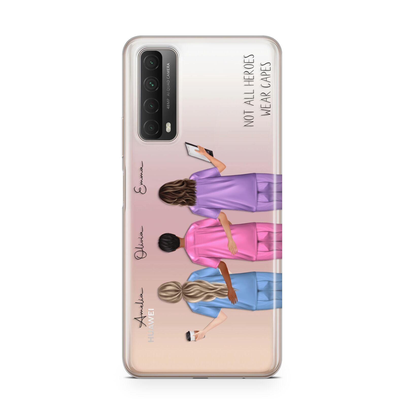 Personalised Three Nurses Huawei P Smart 2021