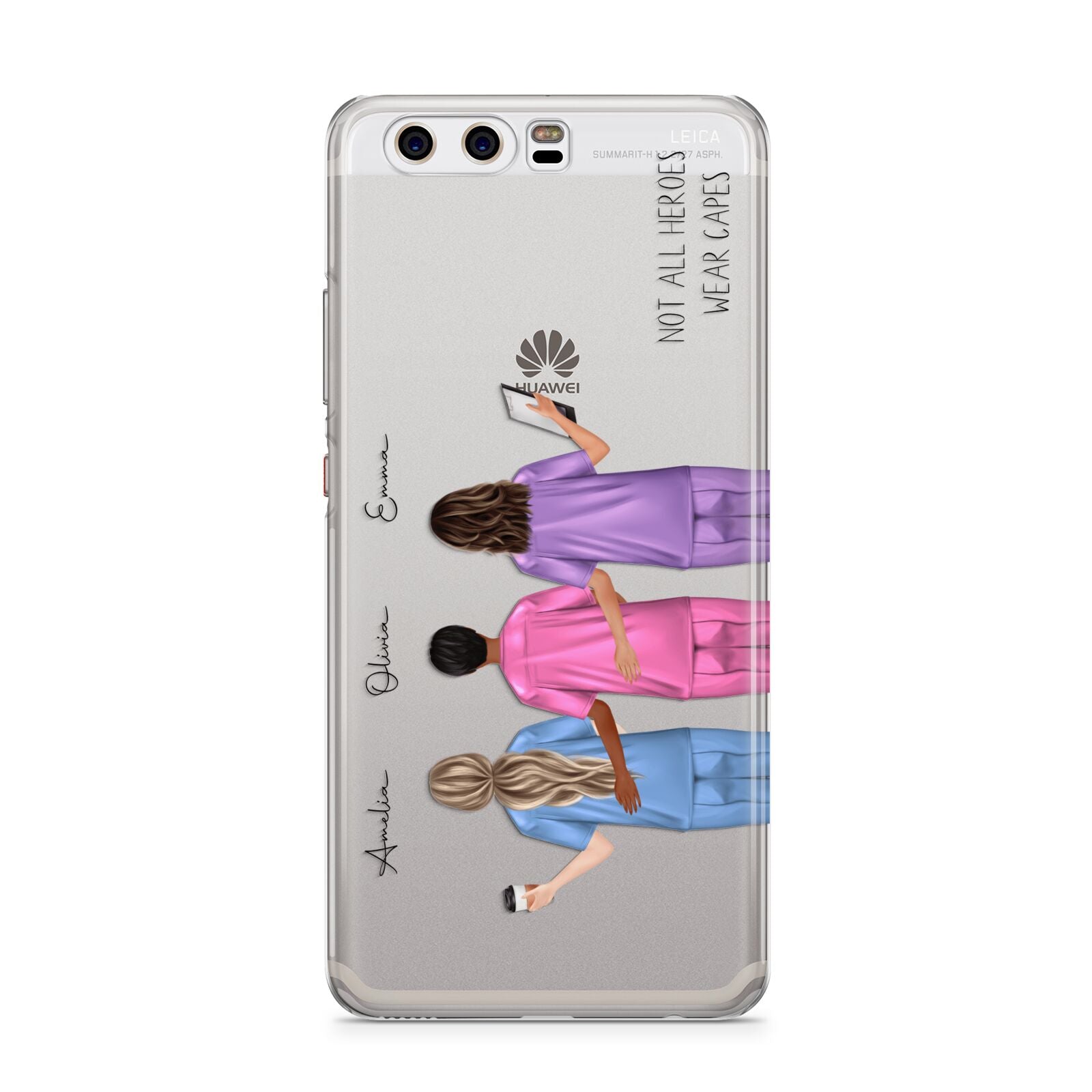 Personalised Three Nurses Huawei P10 Phone Case