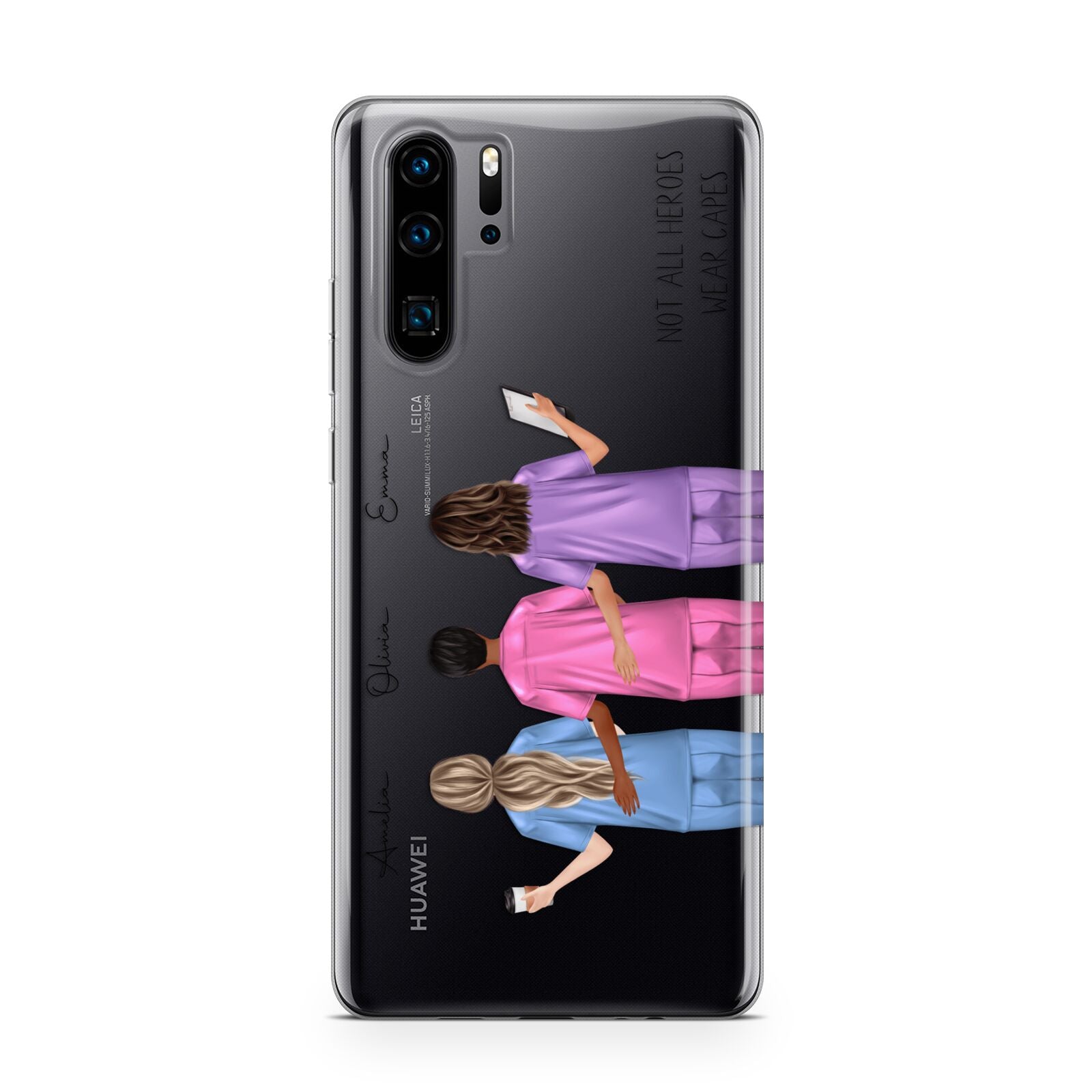 Personalised Three Nurses Huawei P30 Pro Phone Case