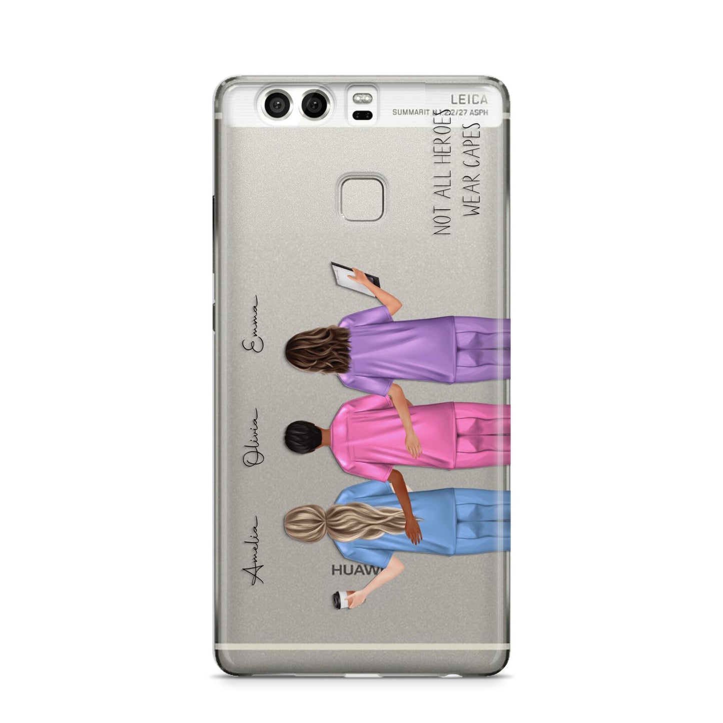 Personalised Three Nurses Huawei P9 Case