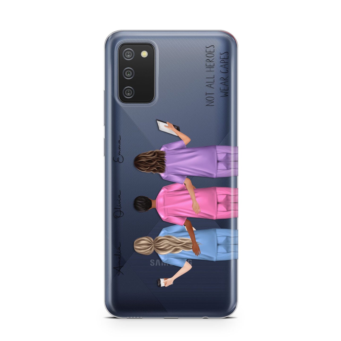 Personalised Three Nurses Samsung A02s Case