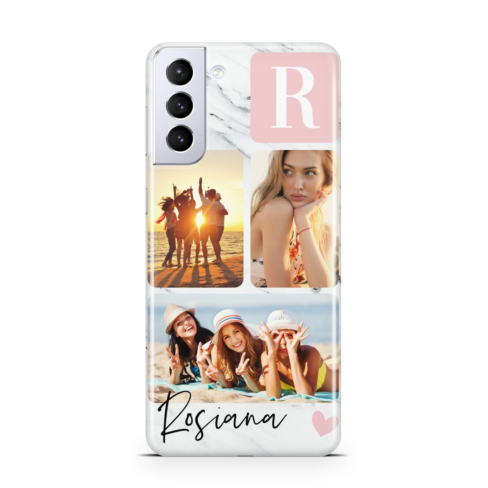 Marble Personalized Name Phone Case Cover For Samsung Galaxy S23