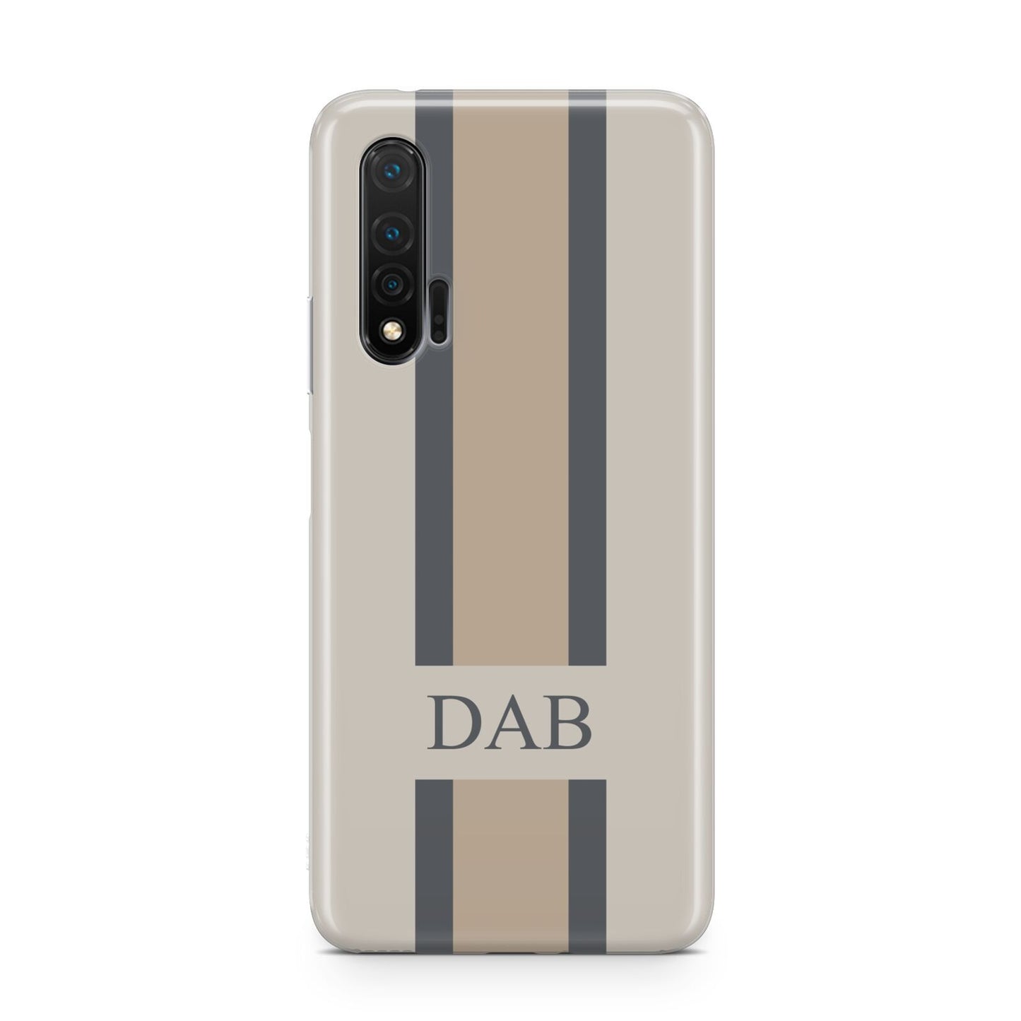 Personalised Three Stripes Huawei Nova 6 Phone Case