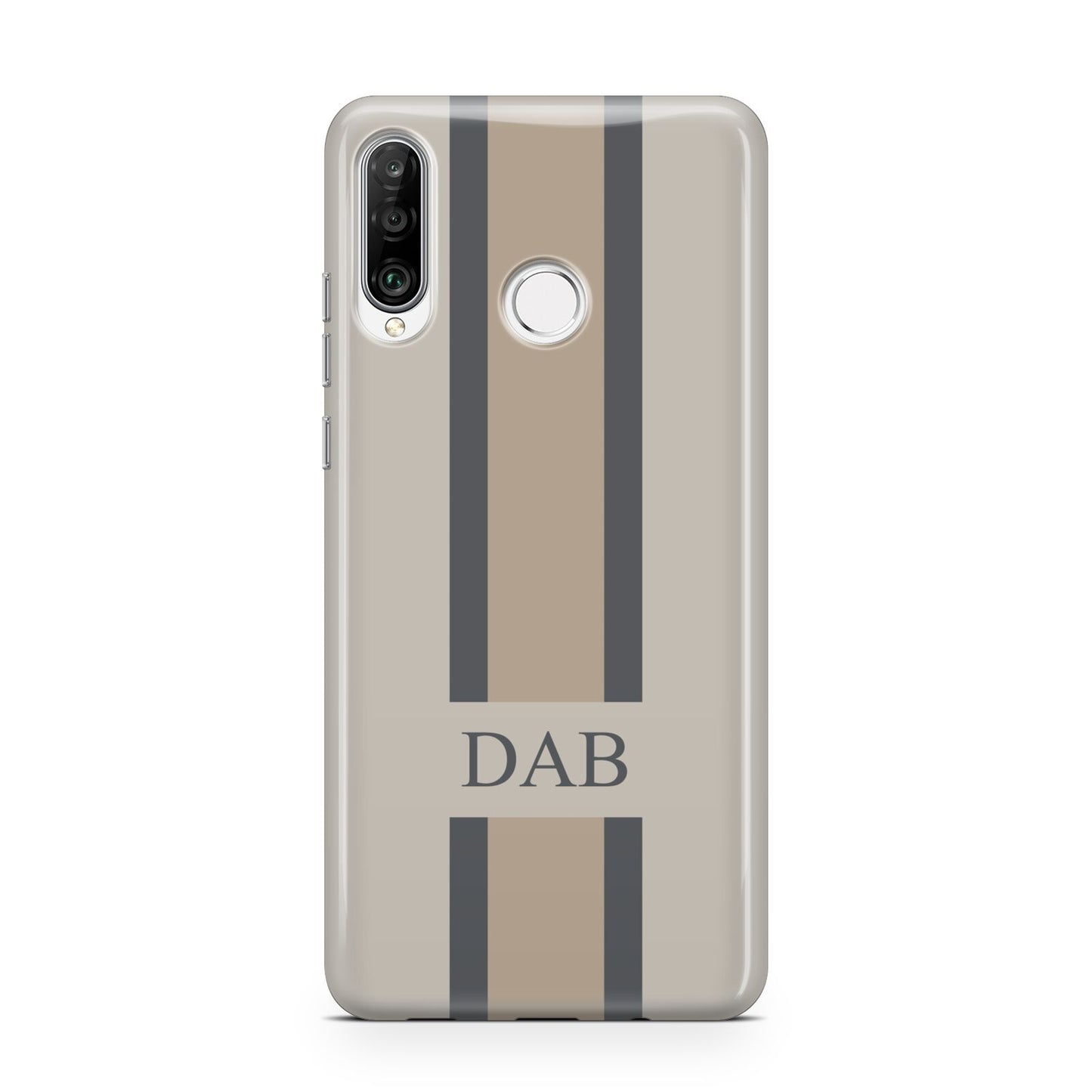 Personalised Three Stripes Huawei P30 Lite Phone Case