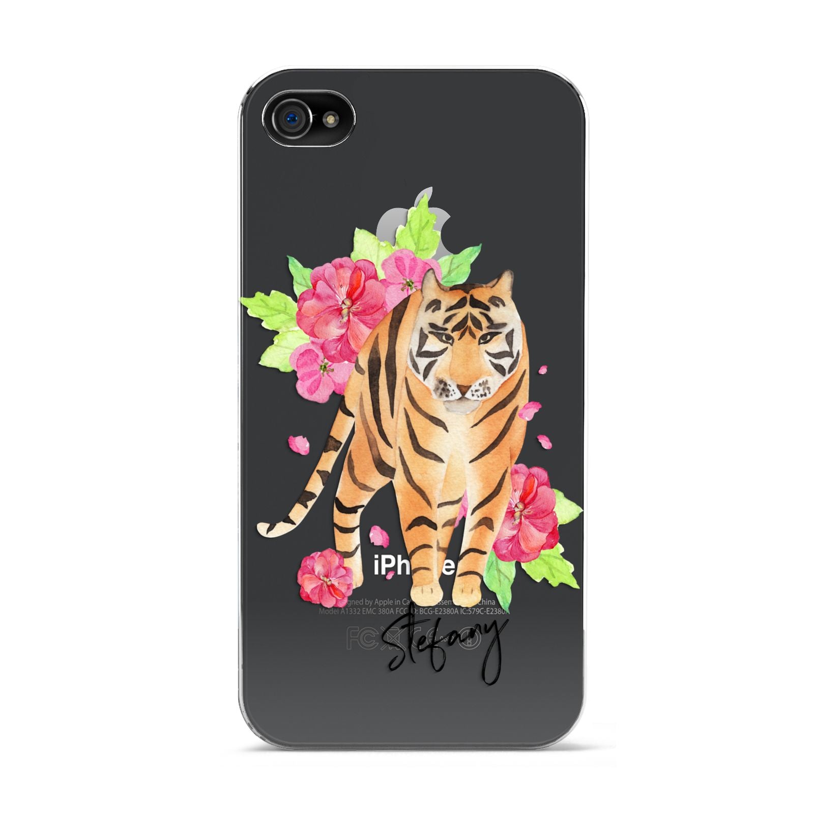 Personalised Tiger Apple iPhone 4s Case