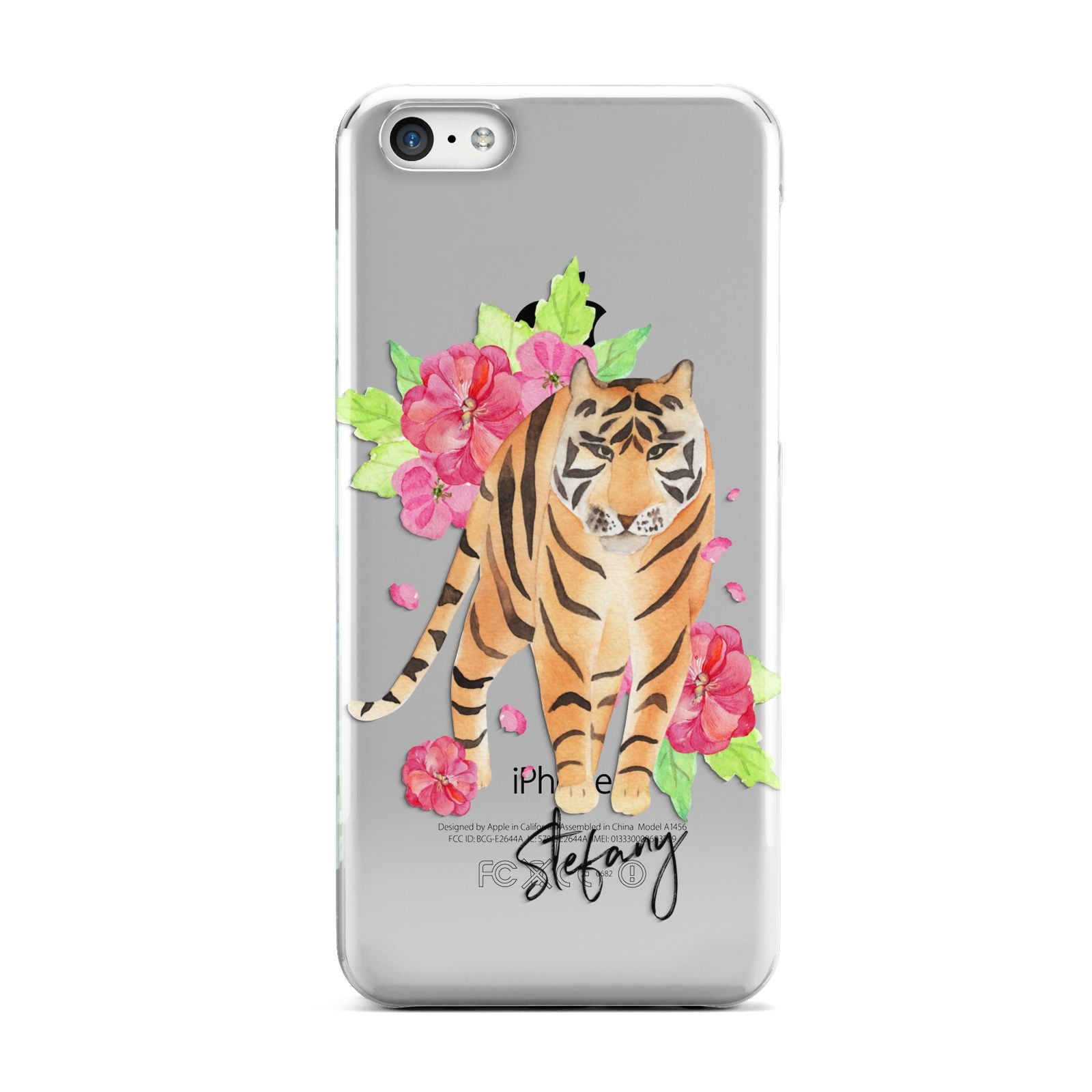 Personalised Tiger Apple iPhone 5c Case