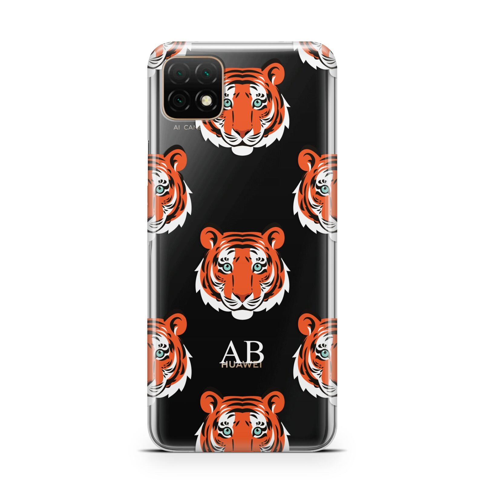 Personalised Tiger Head Huawei Enjoy 20 Phone Case