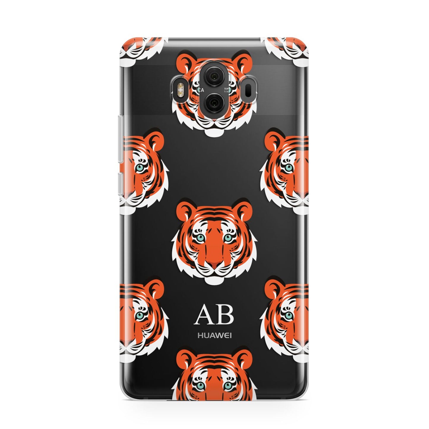 Personalised Tiger Head Huawei Mate 10 Protective Phone Case