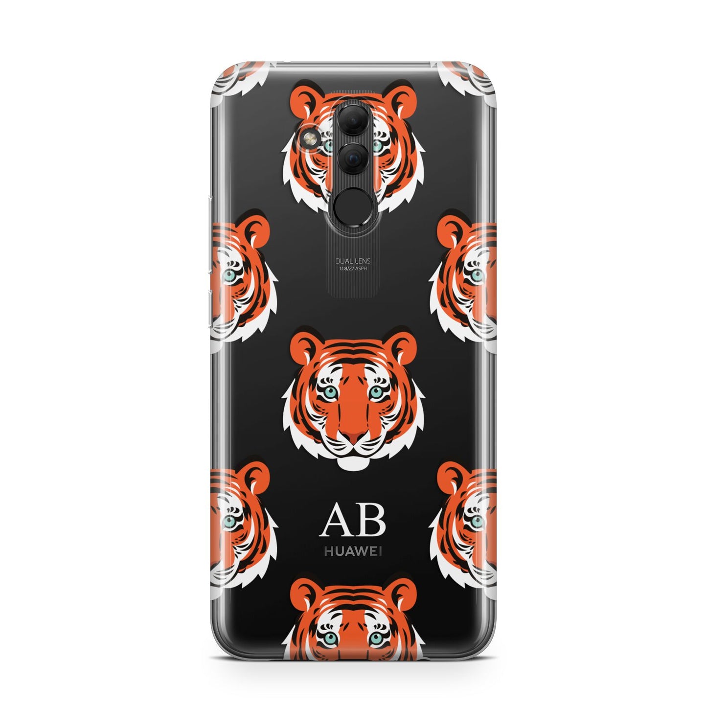 Personalised Tiger Head Huawei Mate 20 Lite