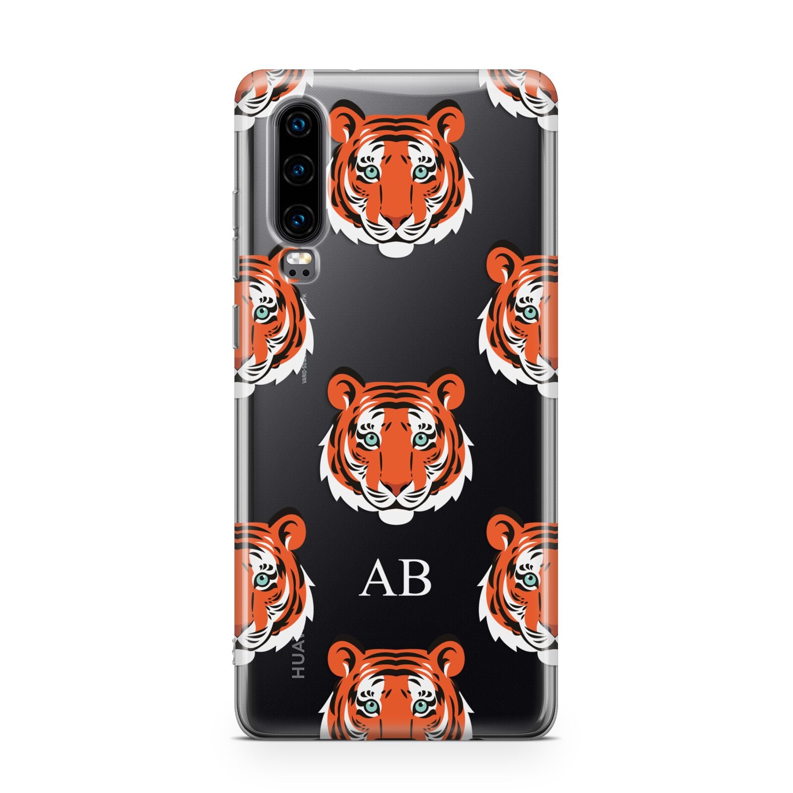 Personalised Tiger Head Huawei P30 Phone Case