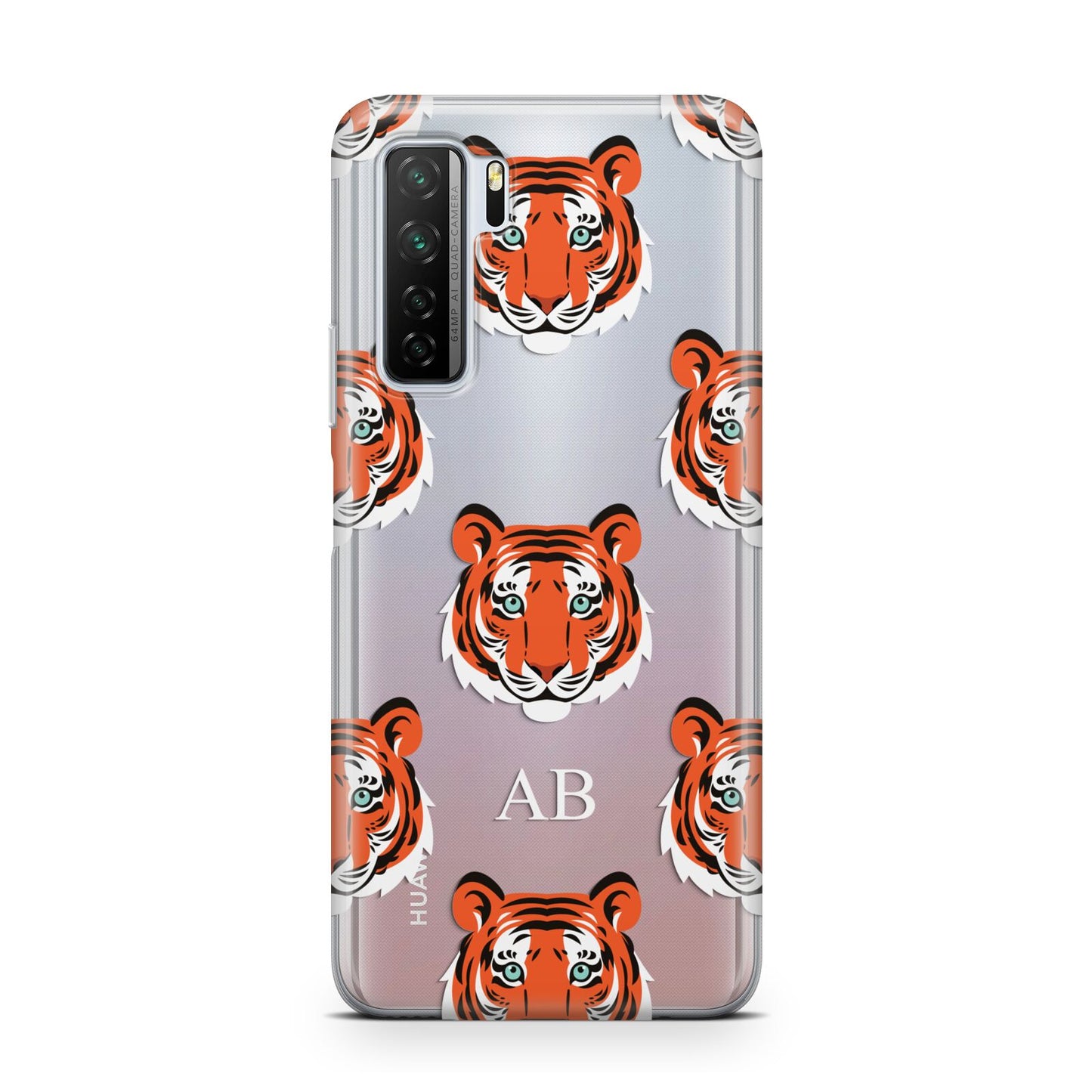 Personalised Tiger Head Huawei P40 Lite 5G Phone Case