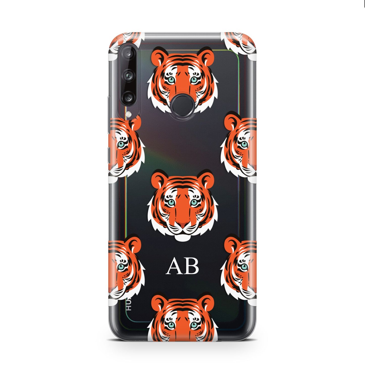 Personalised Tiger Head Huawei P40 Lite E Phone Case