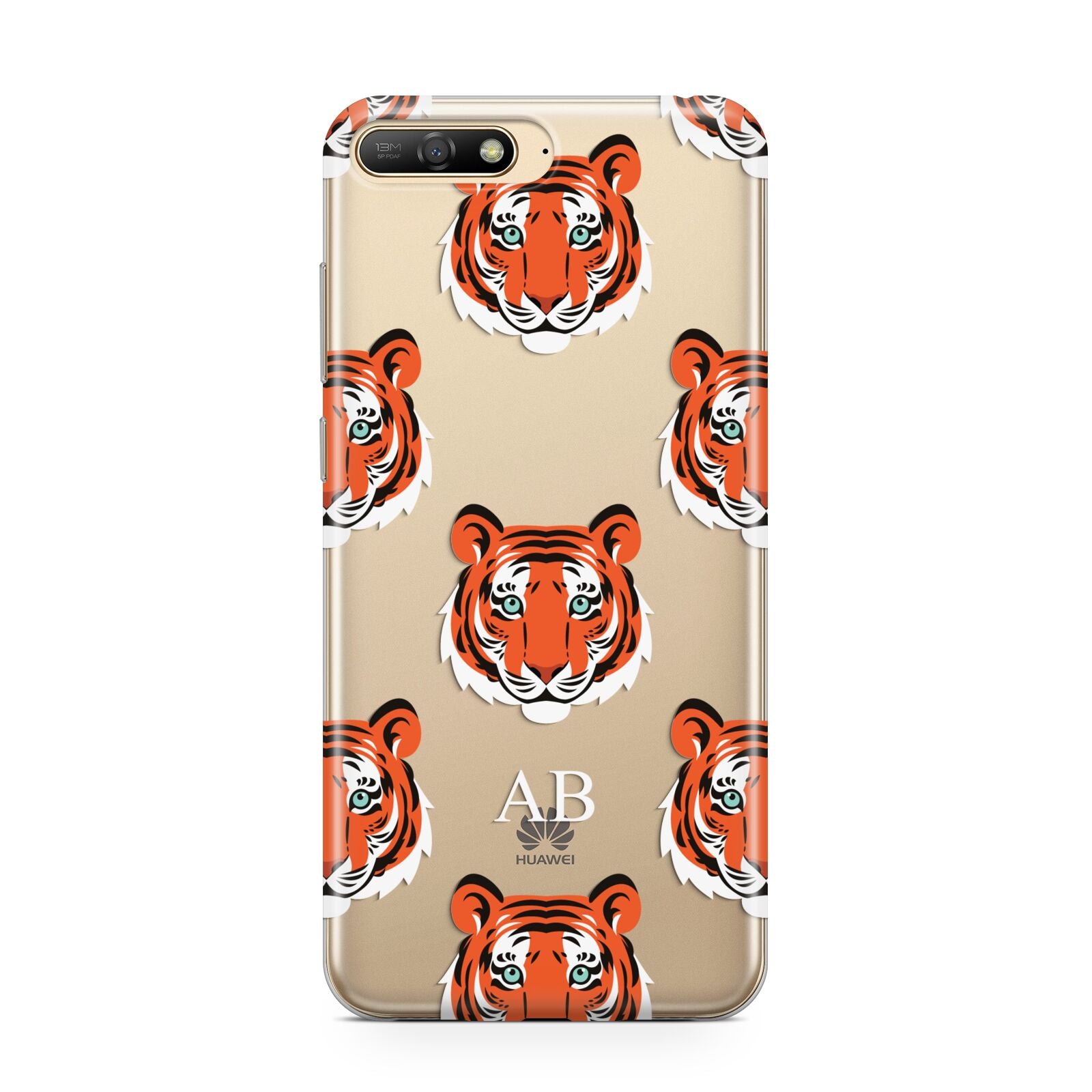 Personalised Tiger Head Huawei Y6 2018