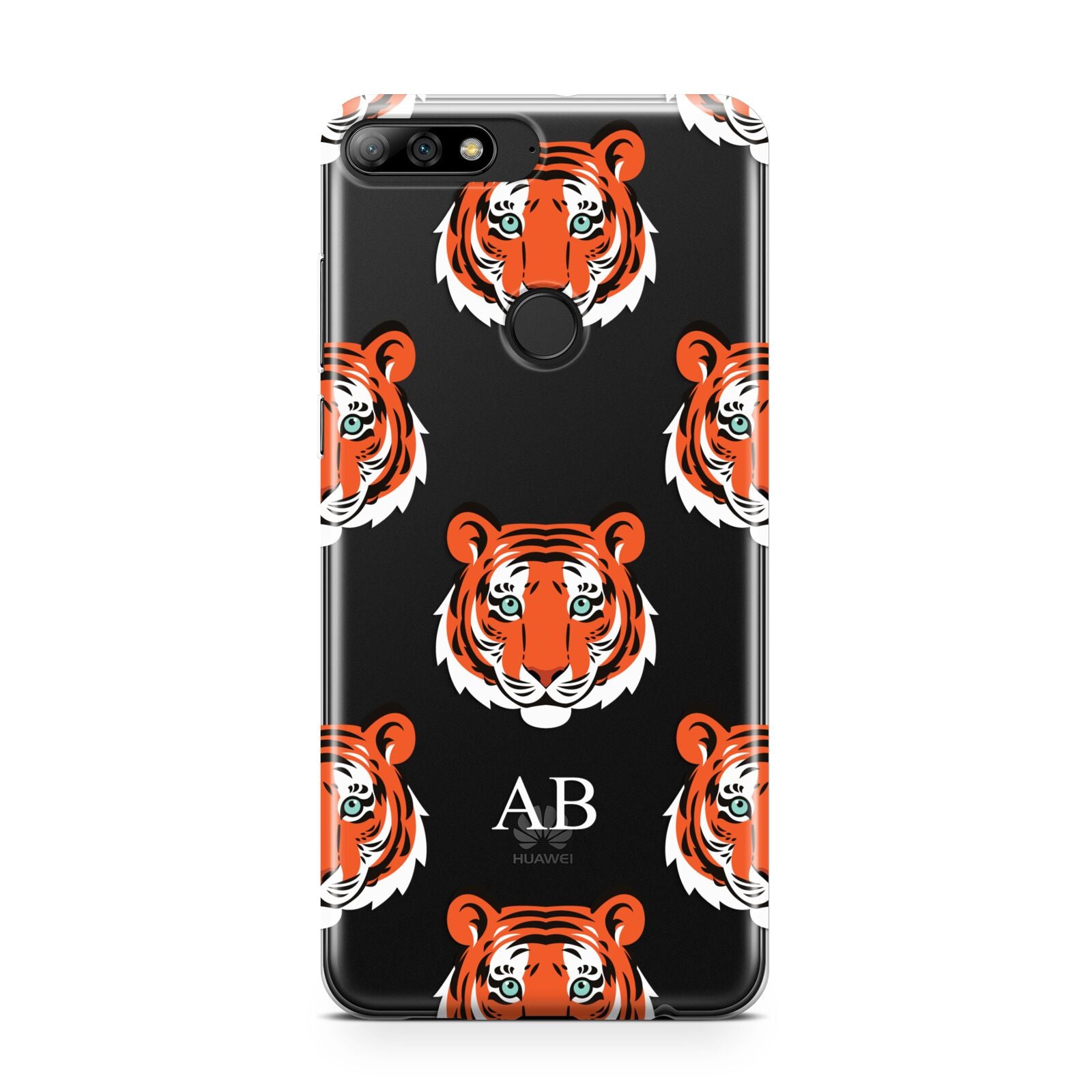 Personalised Tiger Head Huawei Y7 2018