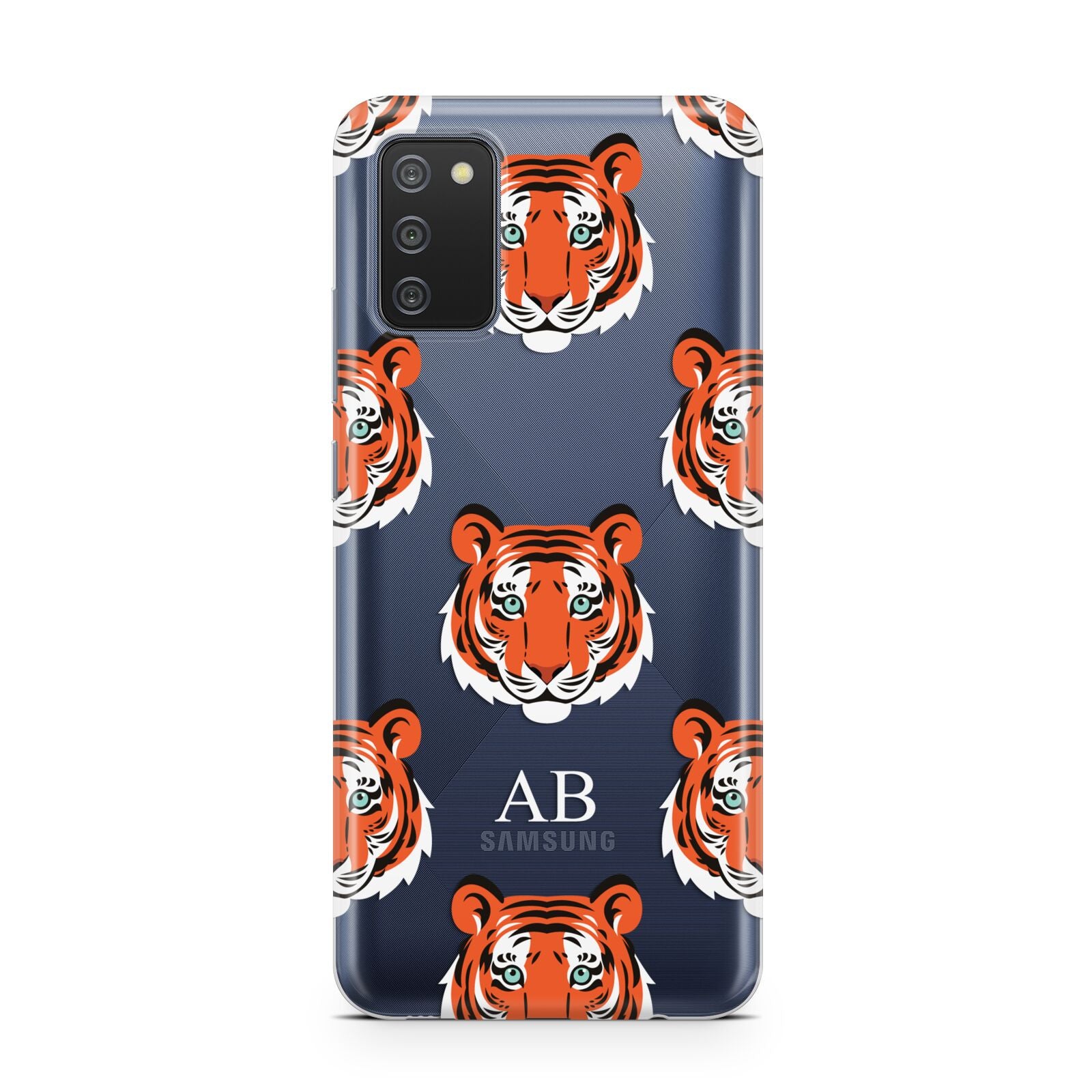 Personalised Tiger Head Samsung A02s Case