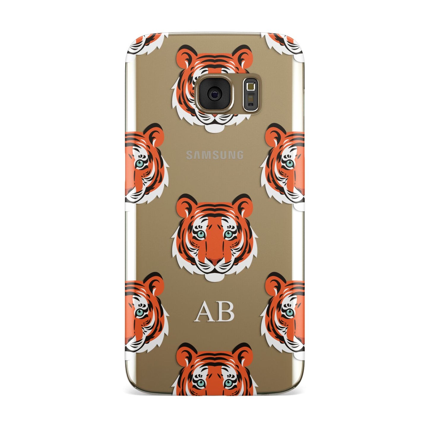 Personalised Tiger Head Samsung Galaxy Case