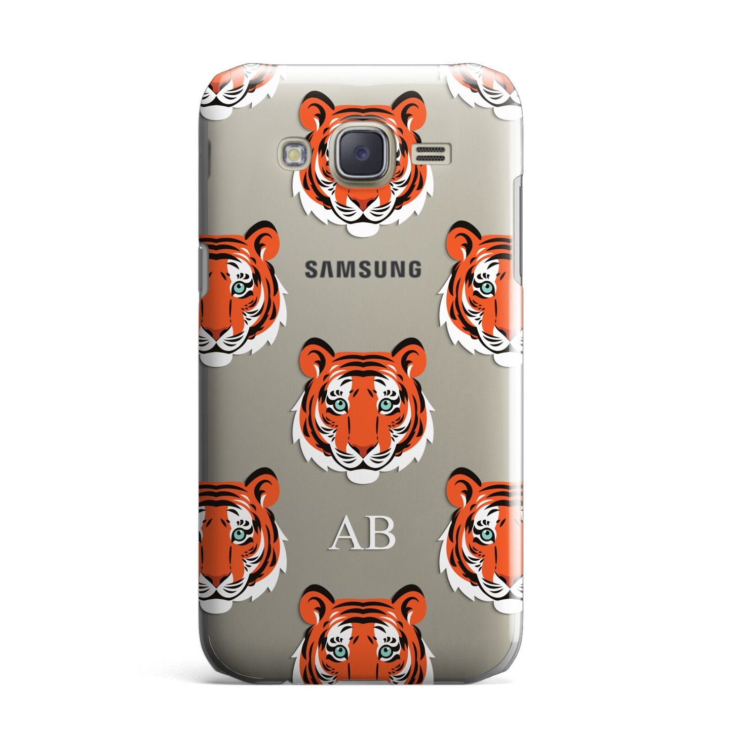 Personalised Tiger Head Samsung Galaxy J7 Case