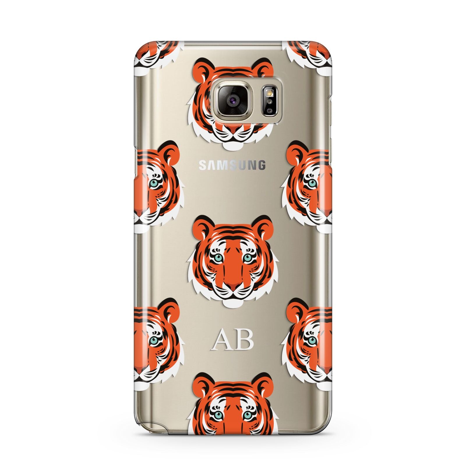 Personalised Tiger Head Samsung Galaxy Note 5 Case