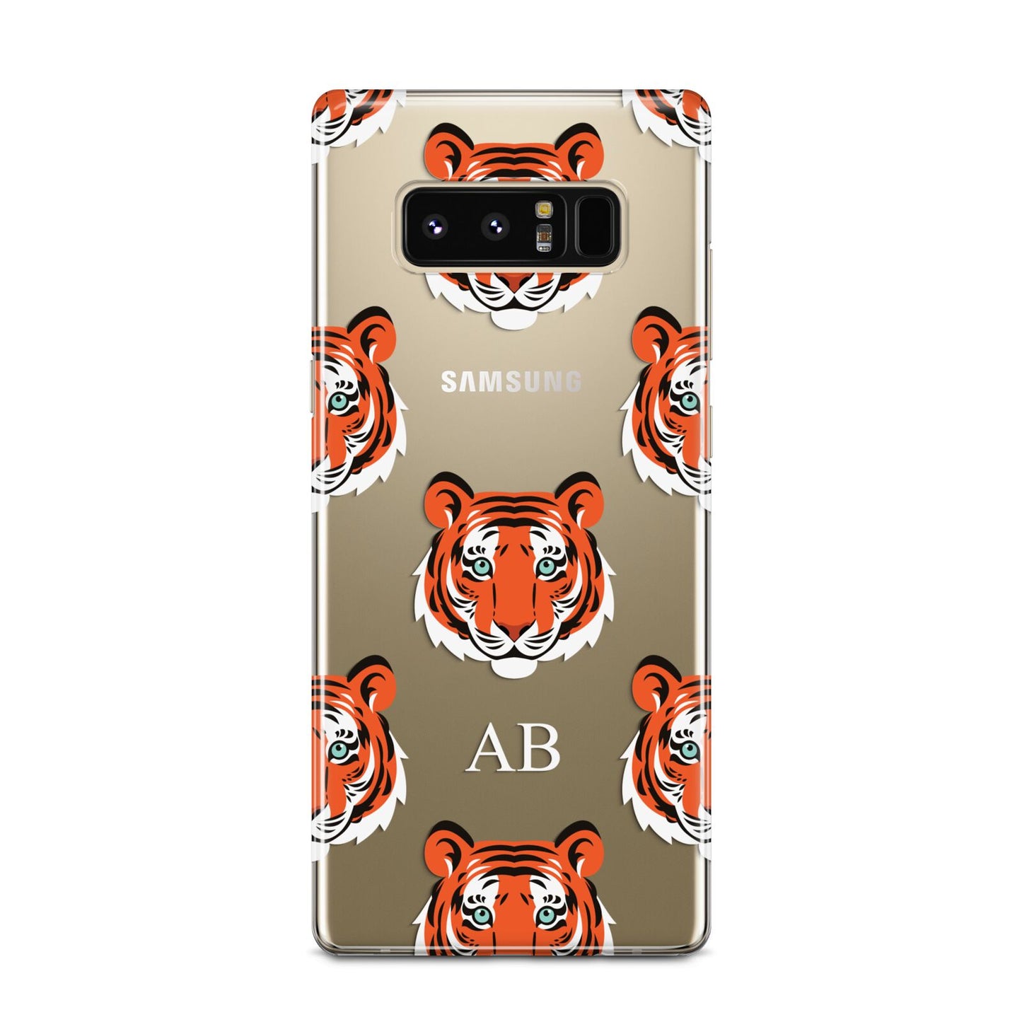 Personalised Tiger Head Samsung Galaxy Note 8 Case