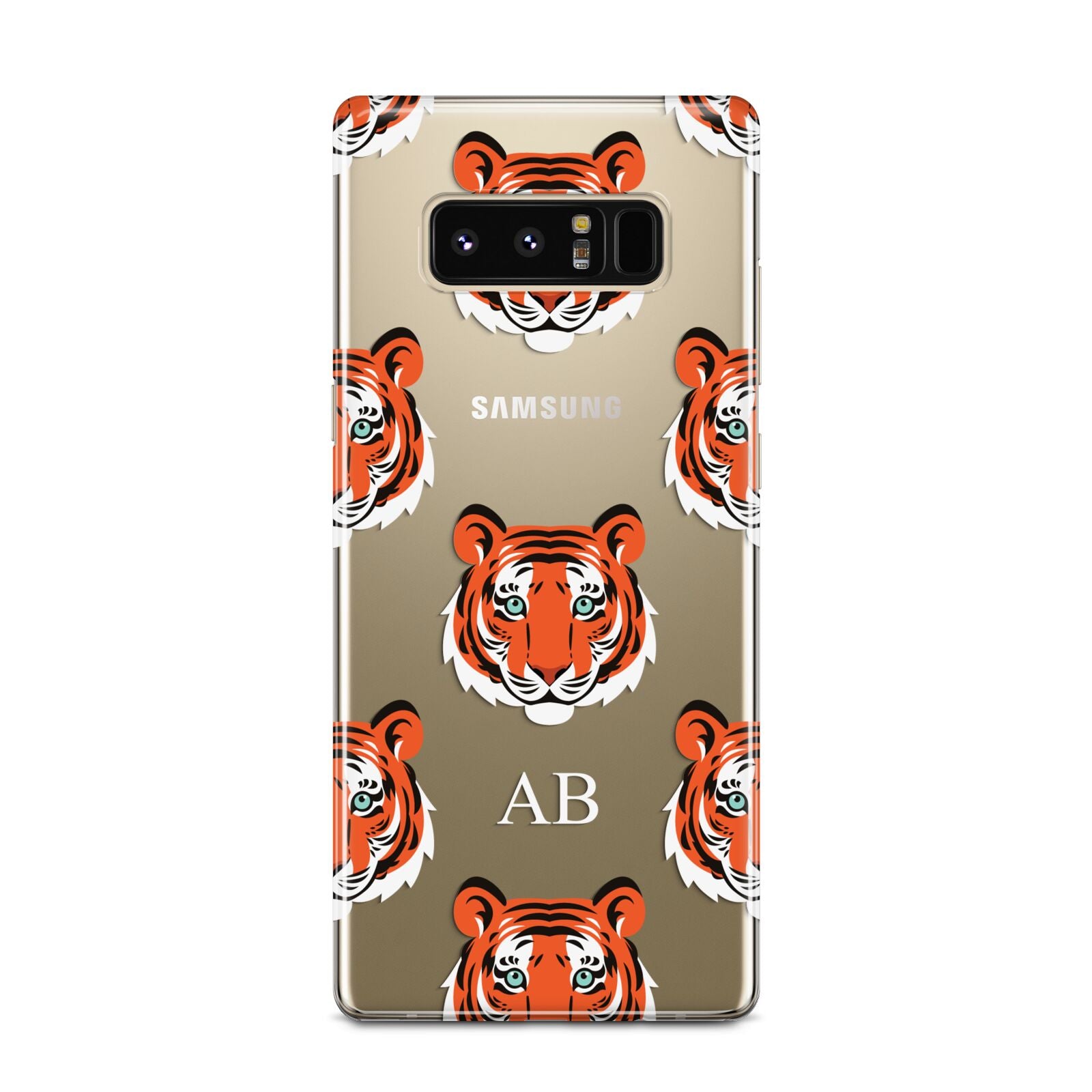 Personalised Tiger Head Samsung Galaxy Note 8 Case