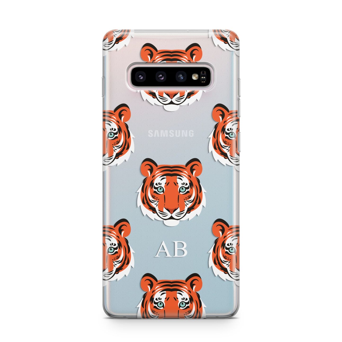 Personalised Tiger Head Samsung Galaxy S10 Plus Case