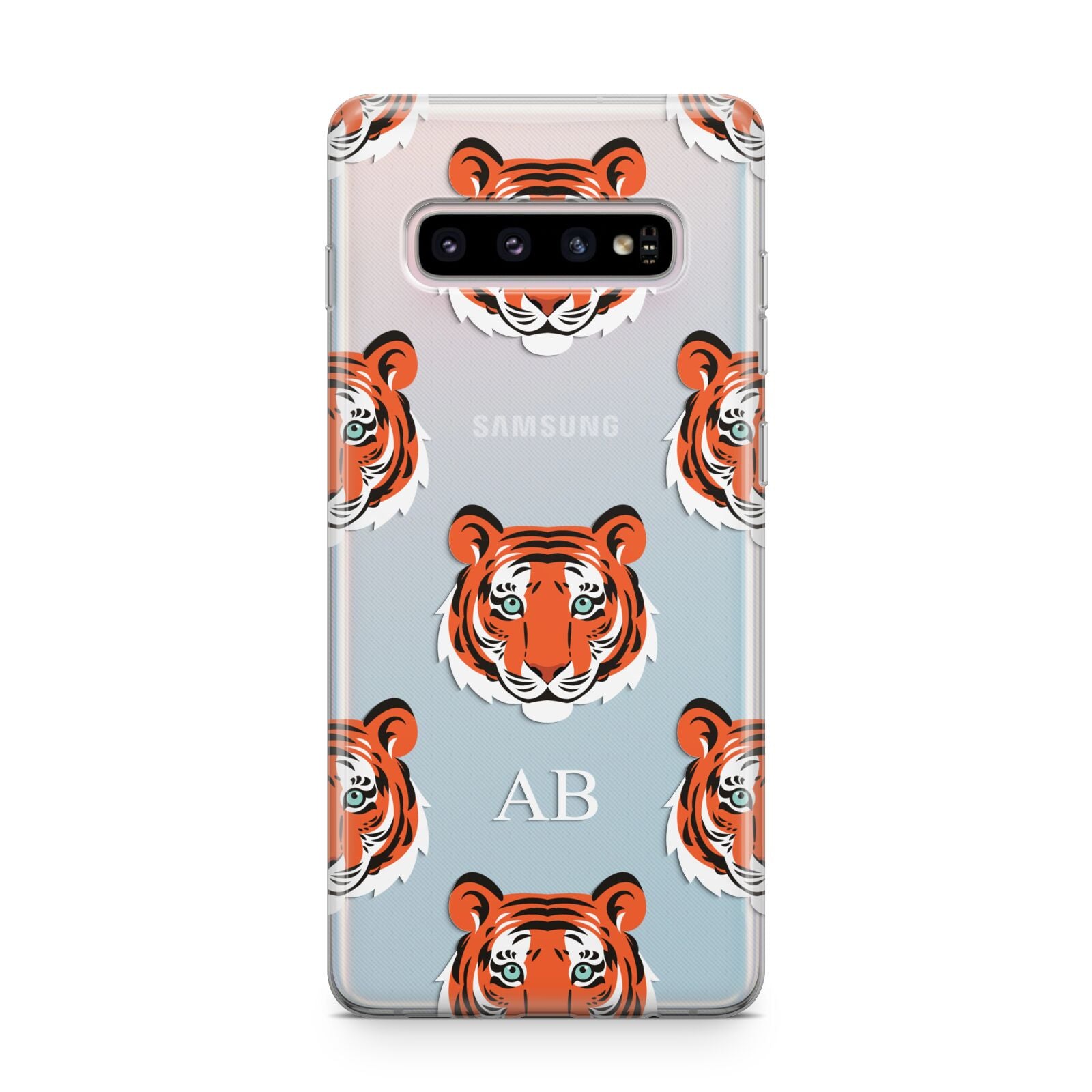 Personalised Tiger Head Samsung Galaxy S10 Plus Case