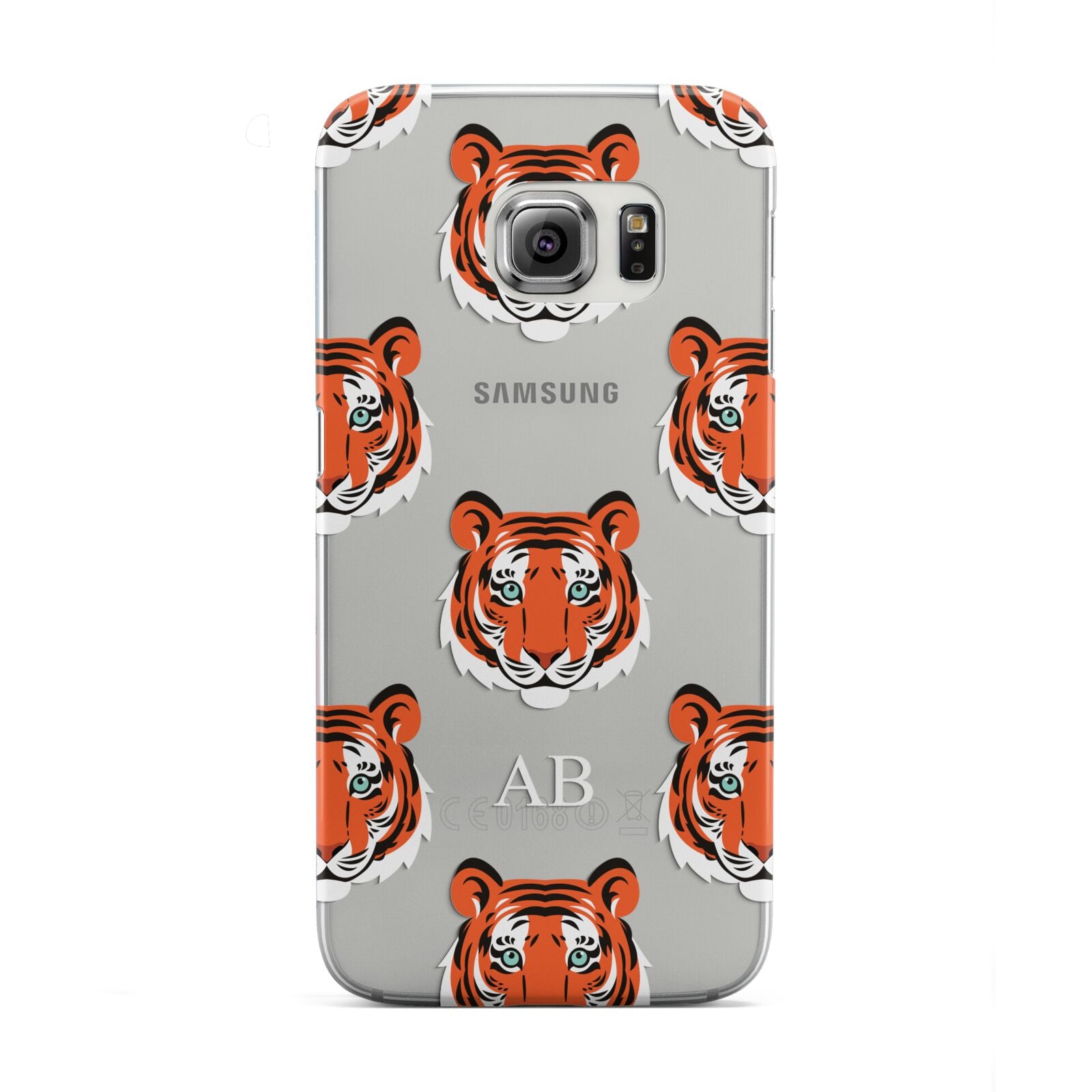 Personalised Tiger Head Samsung Galaxy S6 Edge Case