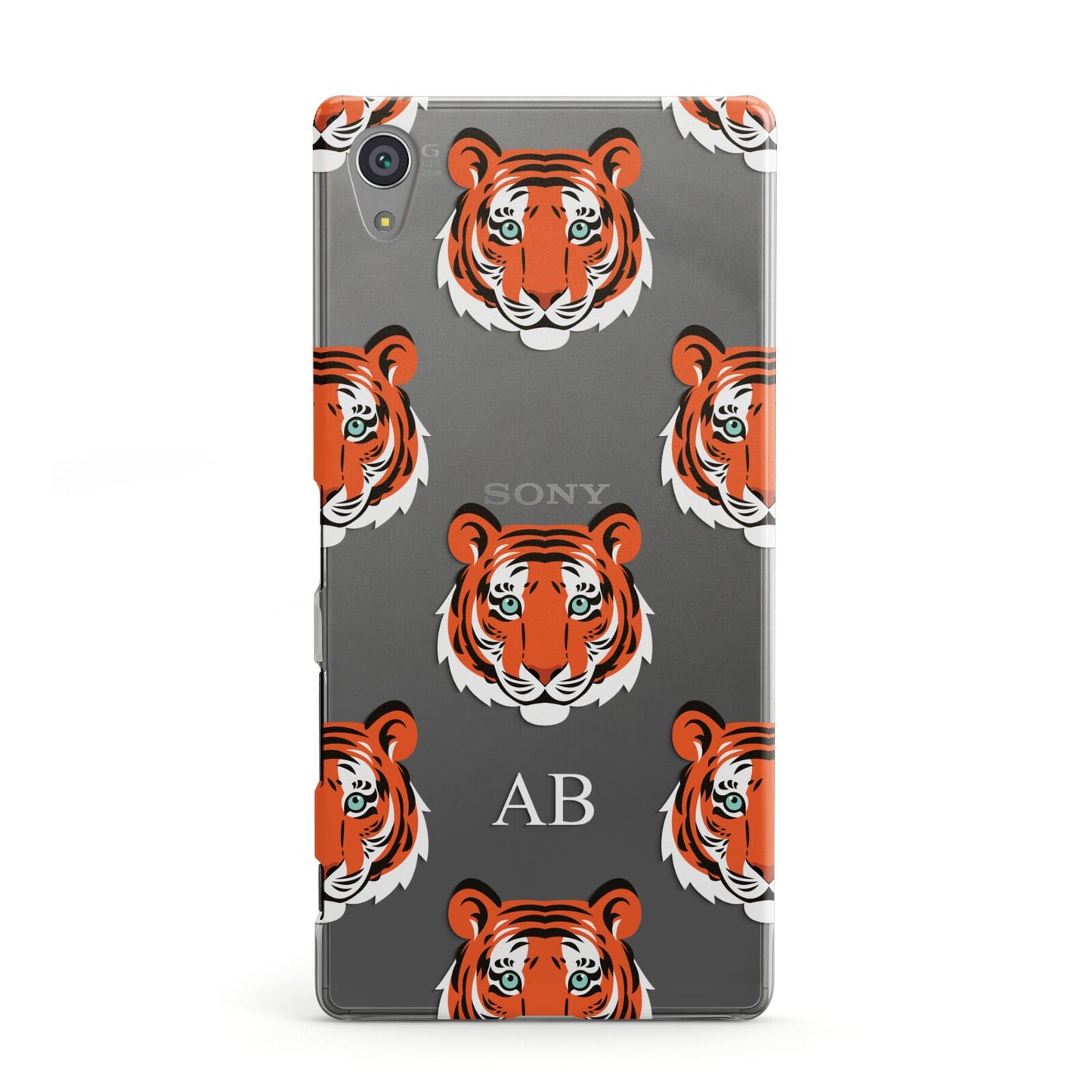 Personalised Tiger Head Sony Xperia Case