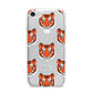 Personalised Tiger Head iPhone 7 Bumper Case on Silver iPhone