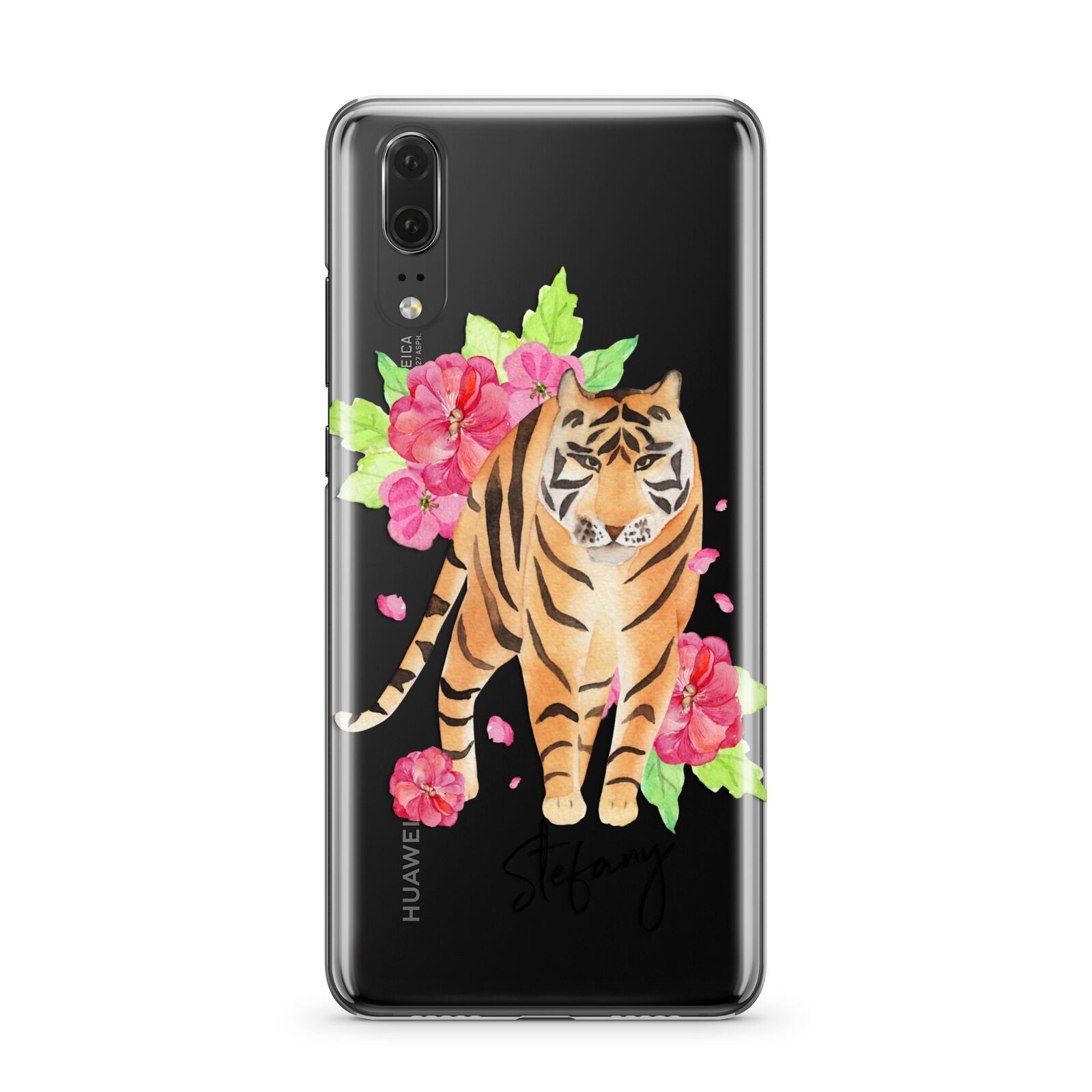 Personalised Tiger Huawei P20 Phone Case