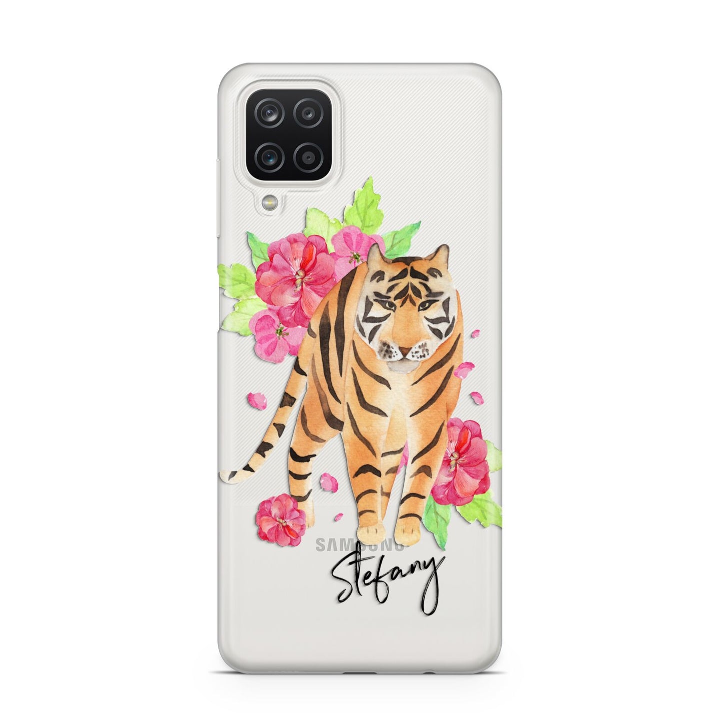 Personalised Tiger Samsung A12 Case