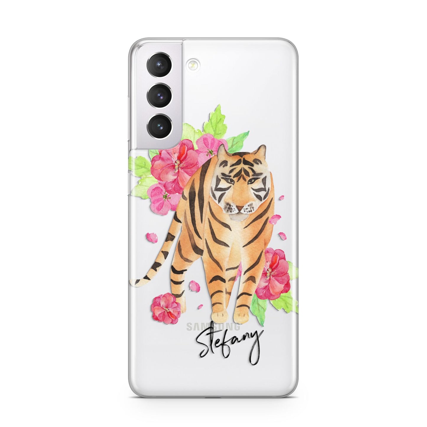 Personalised Tiger Samsung S21 Case