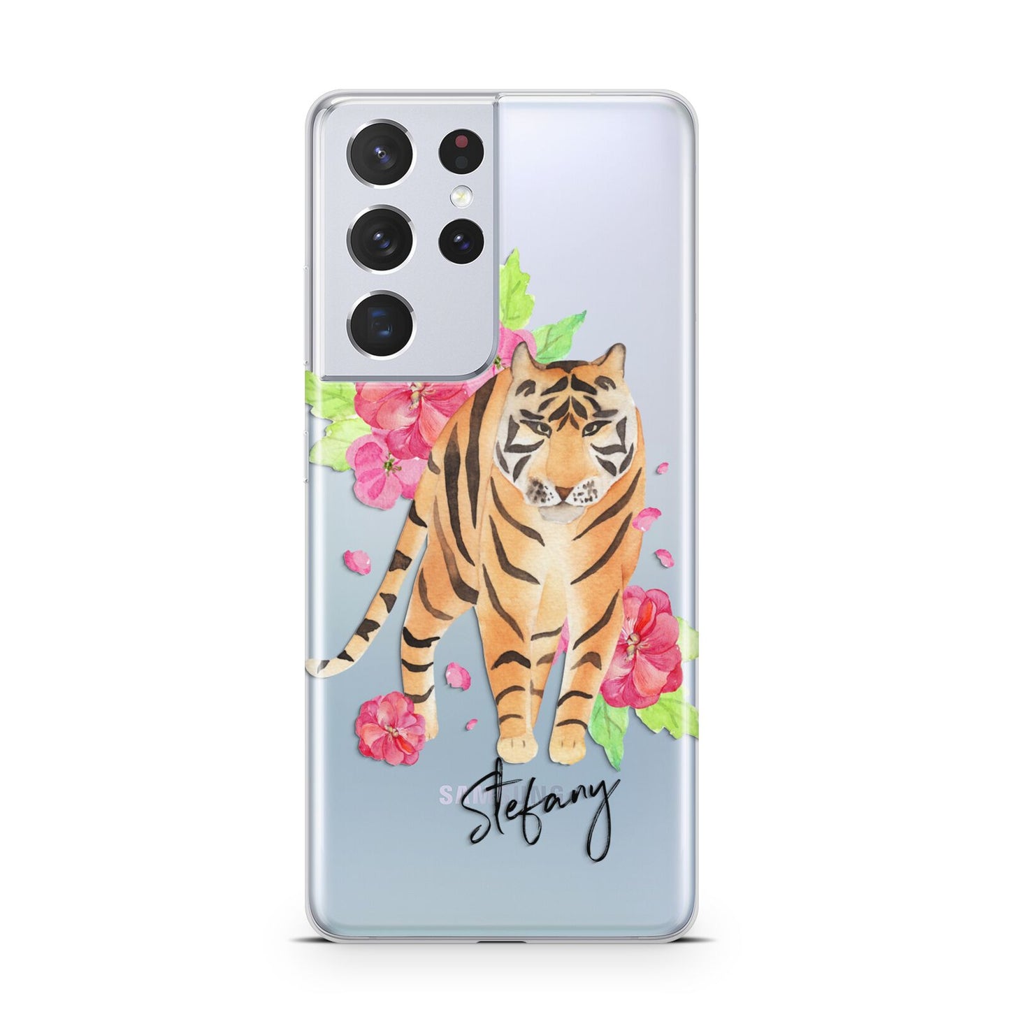 Personalised Tiger Samsung S21 Ultra Case