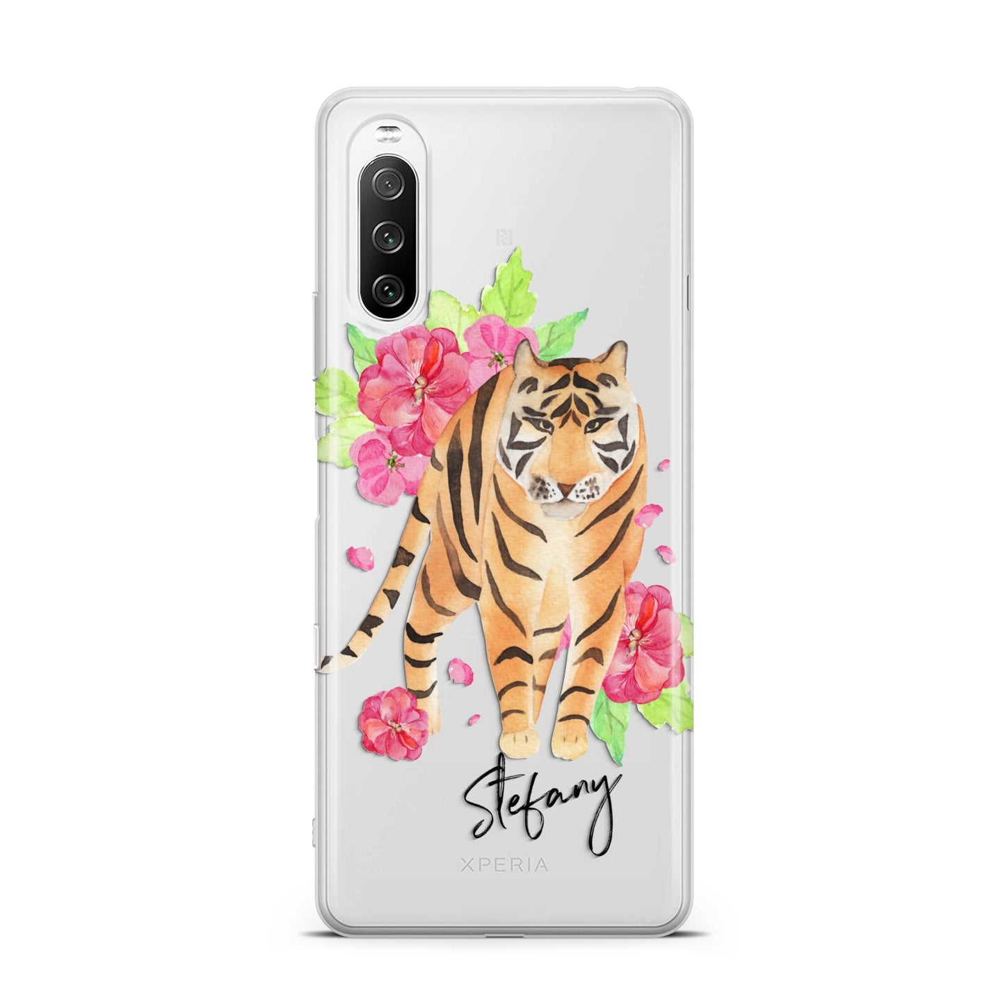 Personalised Tiger Sony Xperia 10 III Case