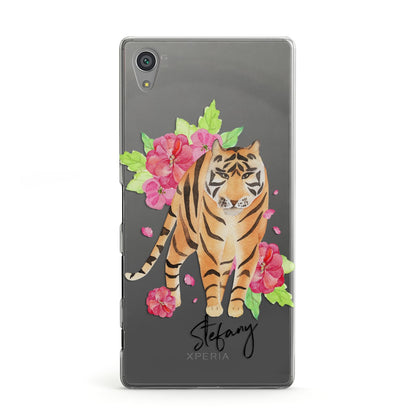 Personalised Tiger Sony Xperia Case