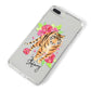 Personalised Tiger iPhone 8 Plus Bumper Case on Silver iPhone Alternative Image
