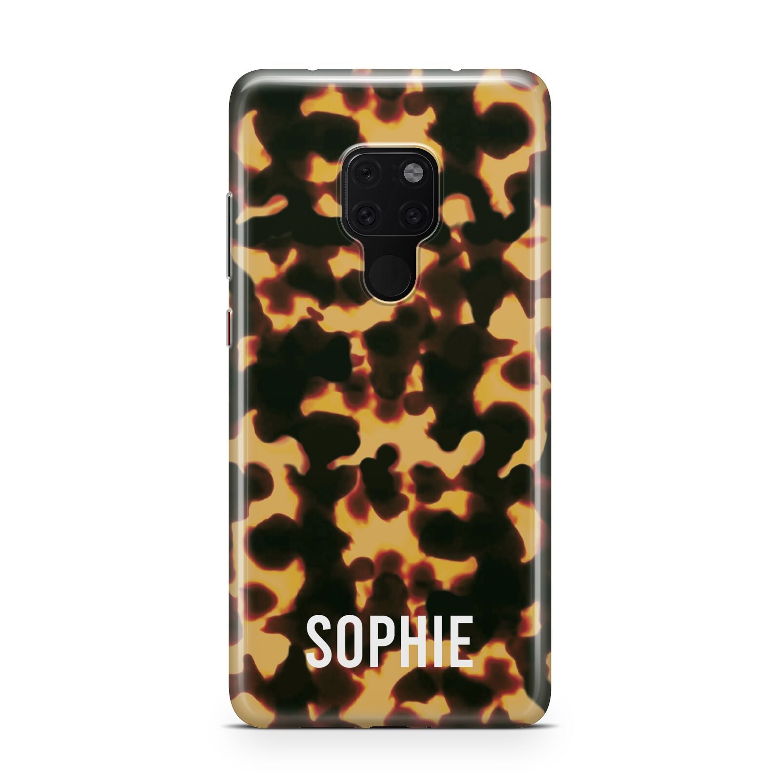 Personalised Tortoise Shell Pattern Huawei Mate 20 Phone Case