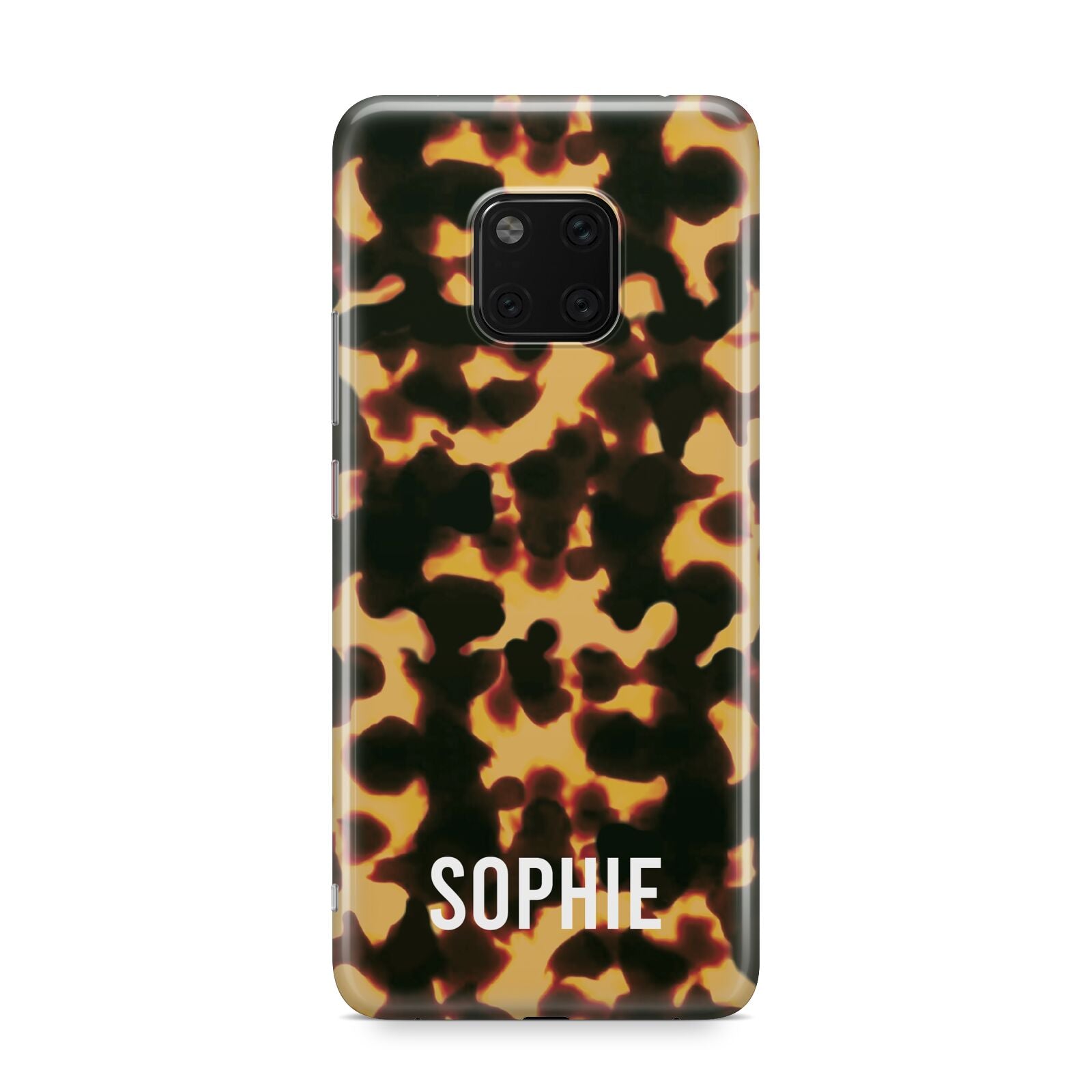 Personalised Tortoise Shell Pattern Huawei Mate 20 Pro Phone Case