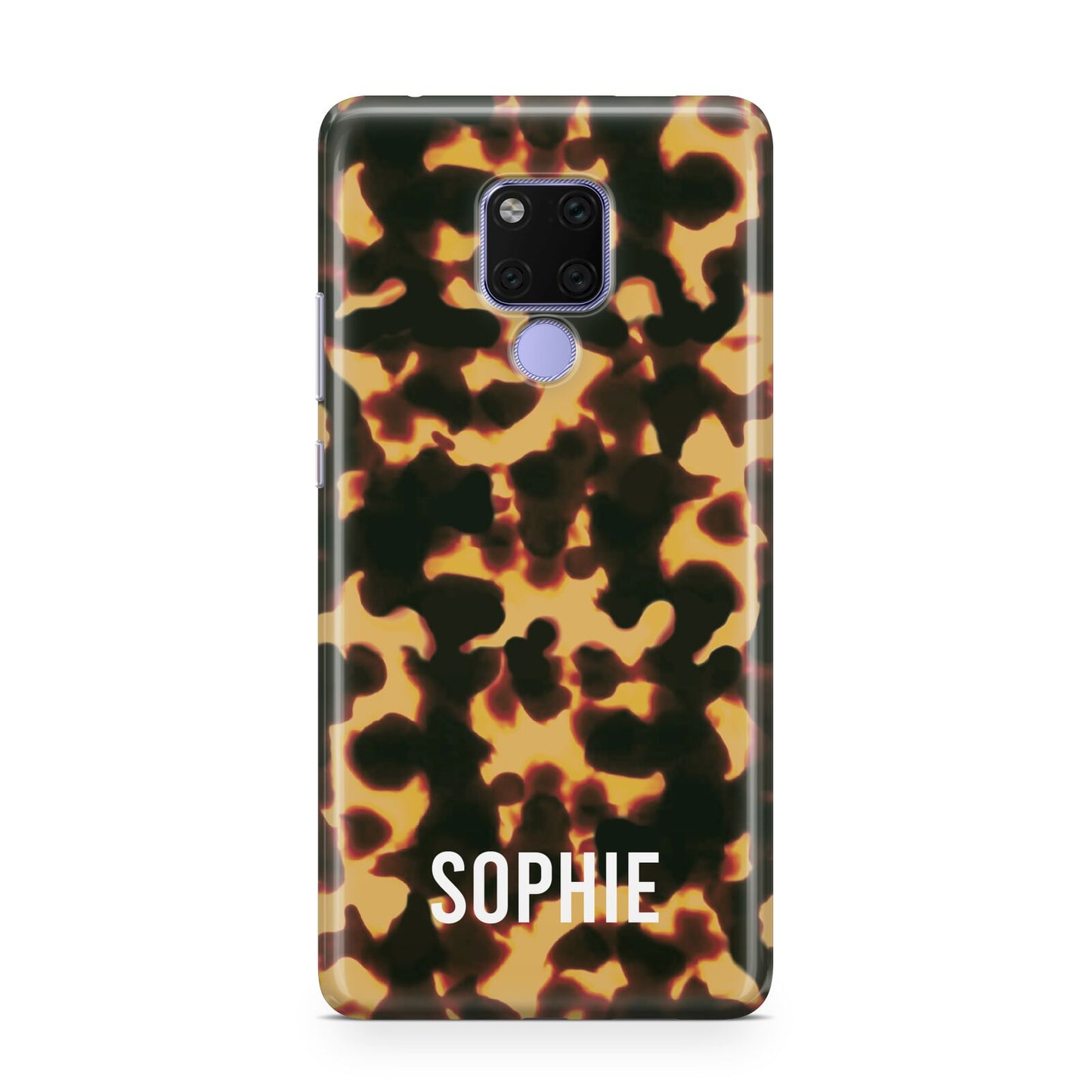 Personalised Tortoise Shell Pattern Huawei Mate 20X Phone Case