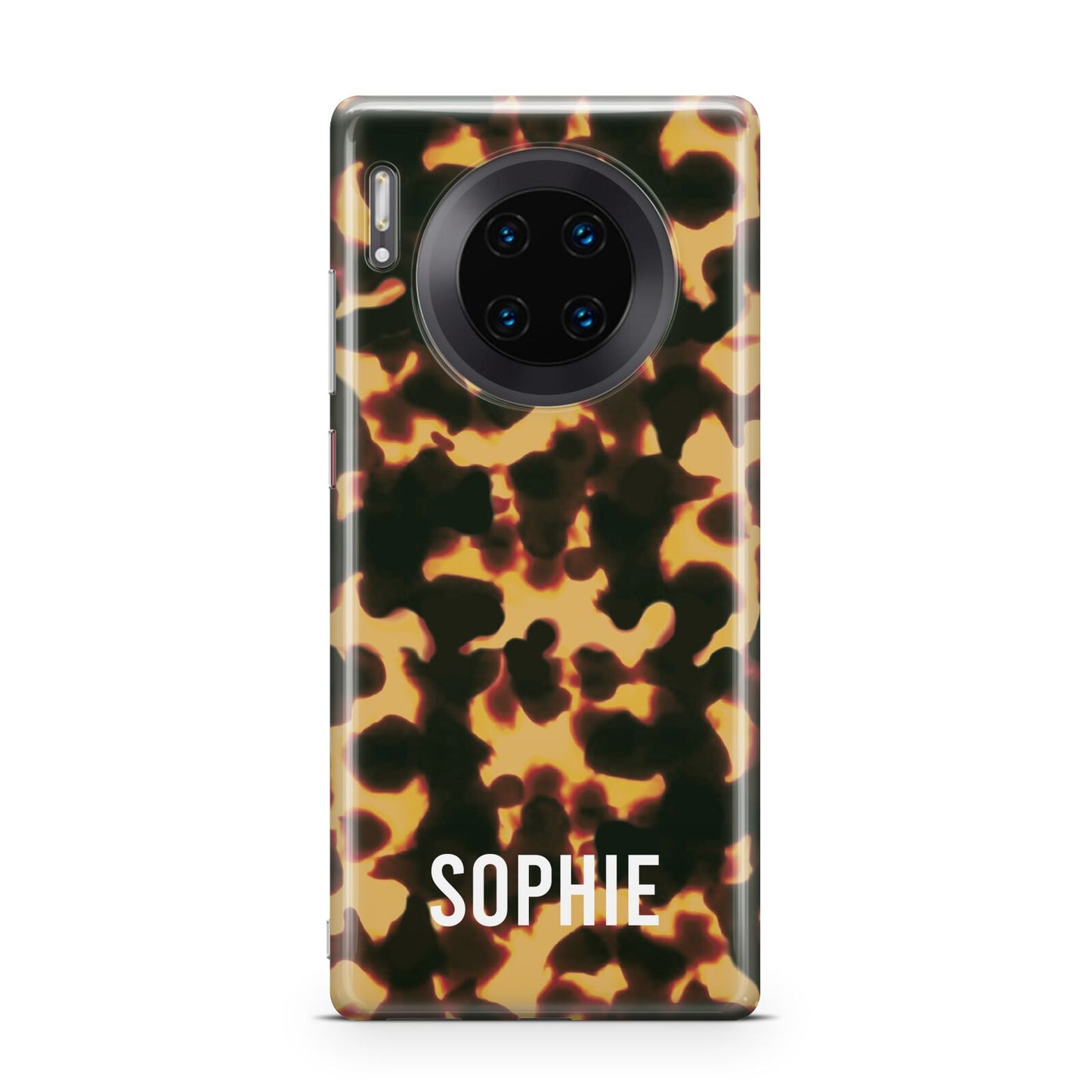 Personalised Tortoise Shell Pattern Huawei Mate 30 Pro Phone Case